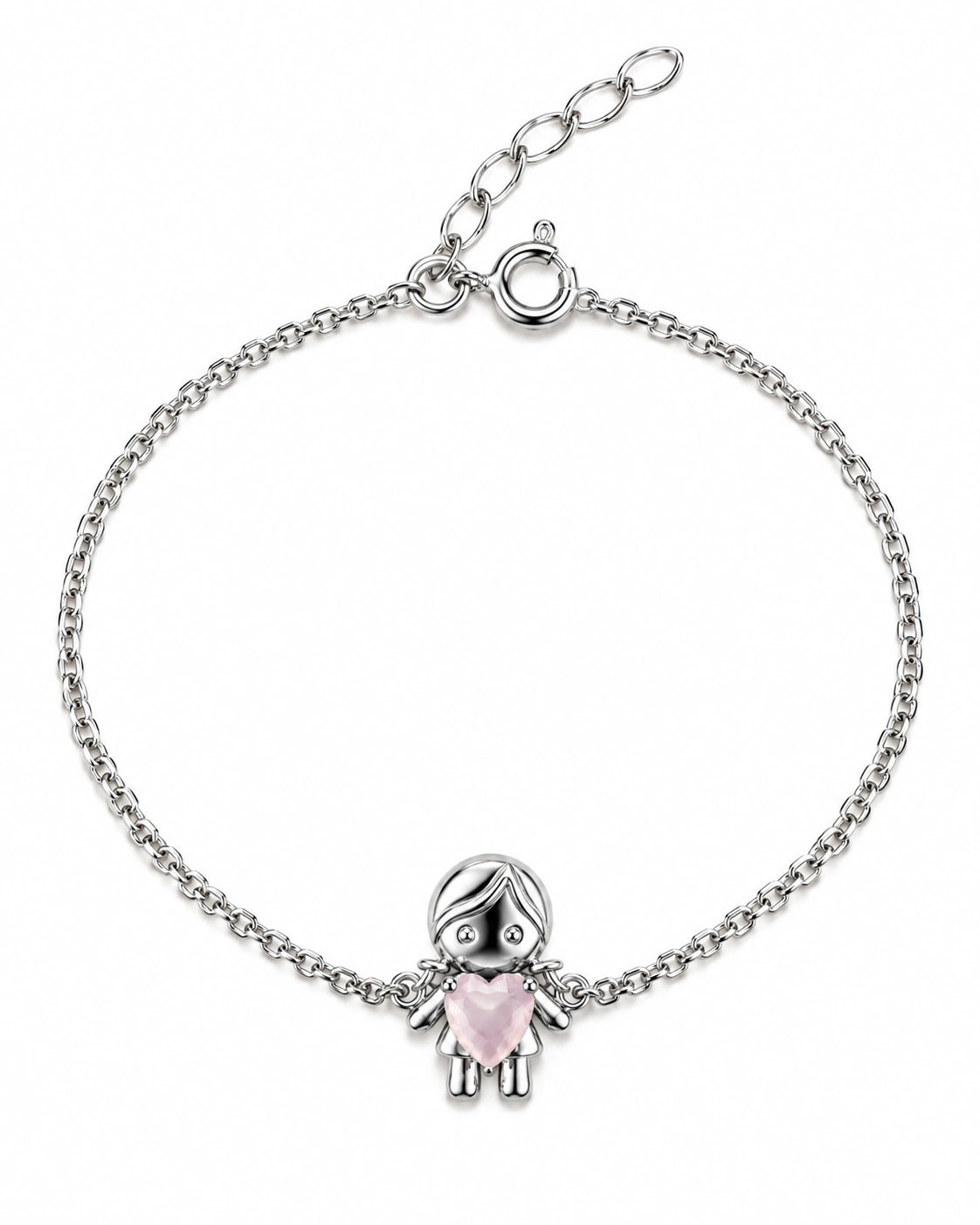 Pulseira Menina em Prata