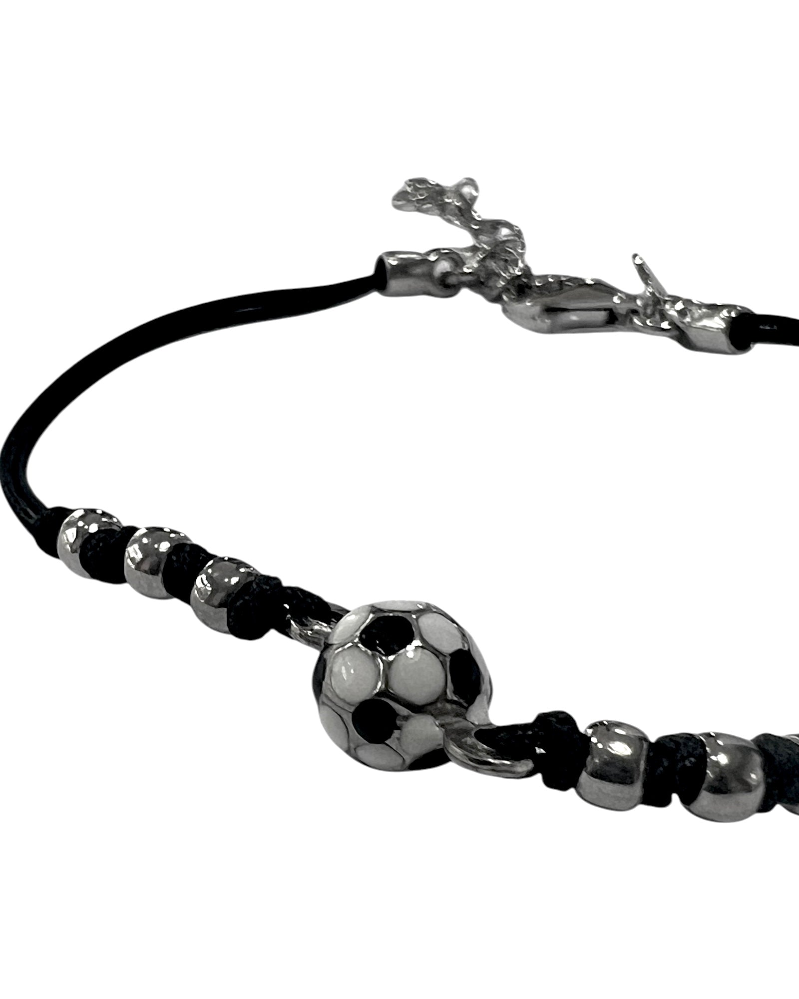 Silk Ball Bracelet in Silver