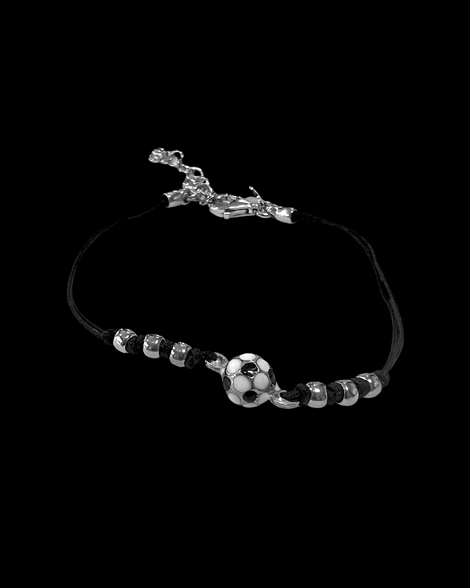 Silk Ball Bracelet in Silver