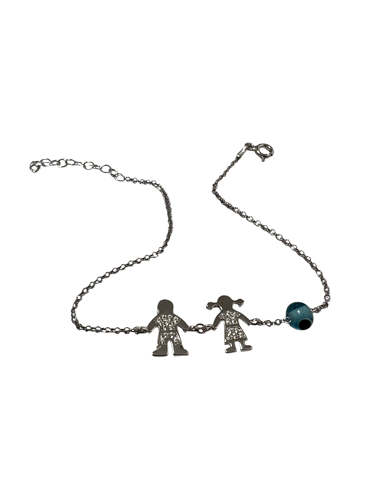 Silver Couple Bracelet