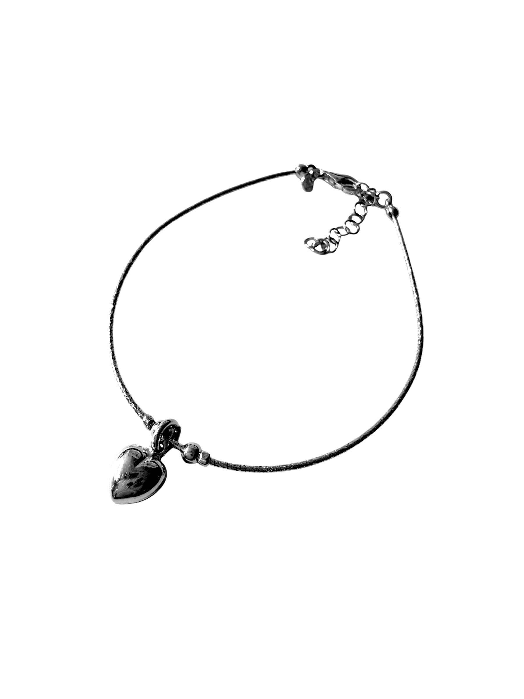 Pulseira Coração Cheio em Prata