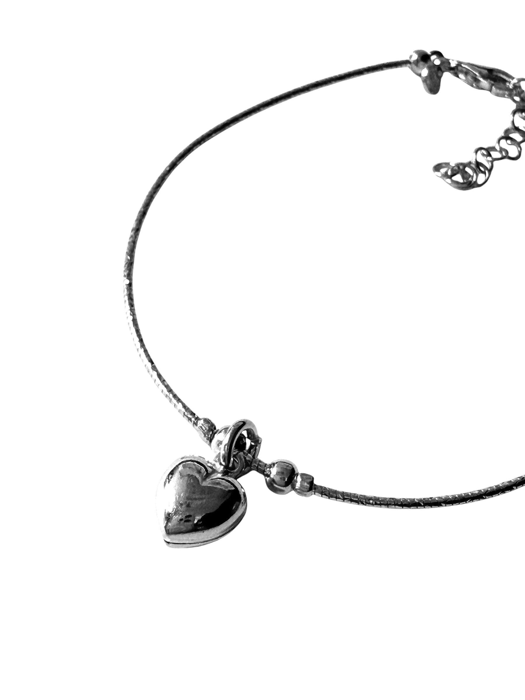 Pulseira Coração Cheio em Prata