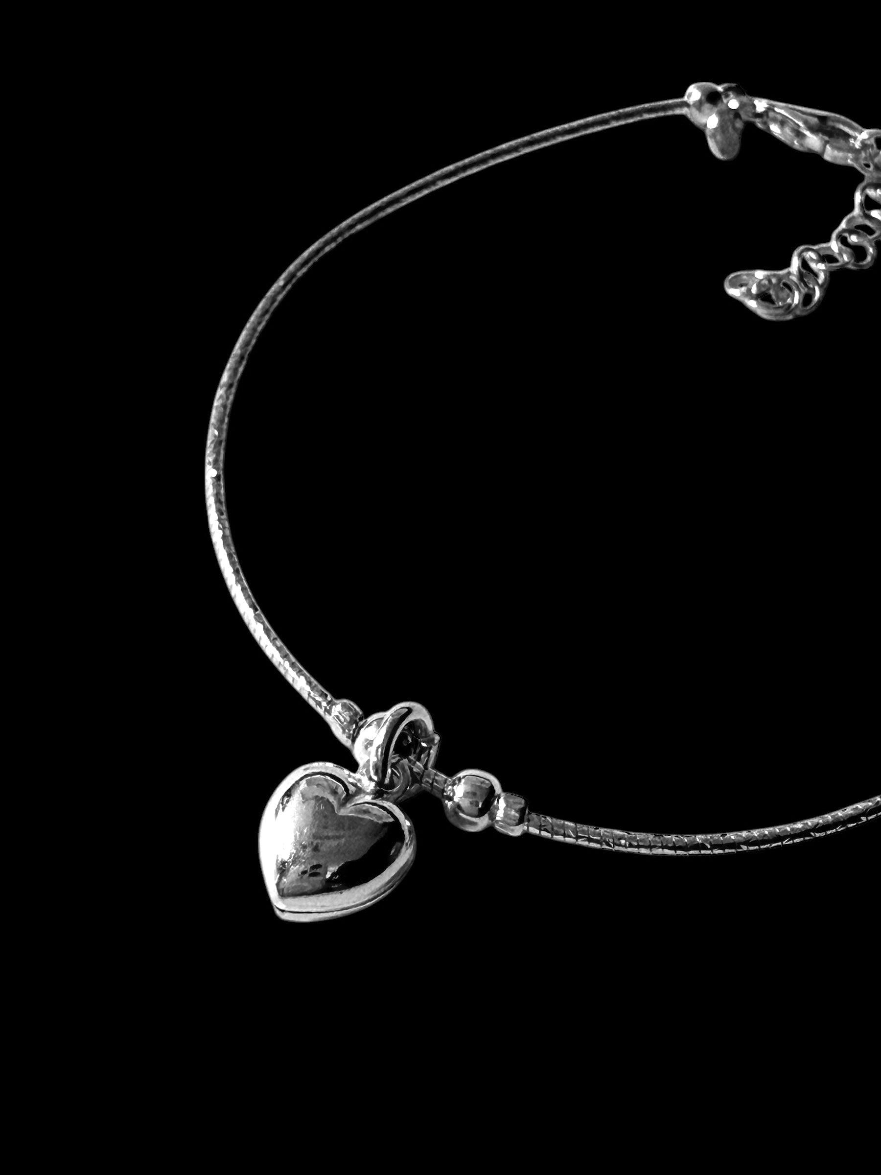 Pulseira Coração Cheio em Prata