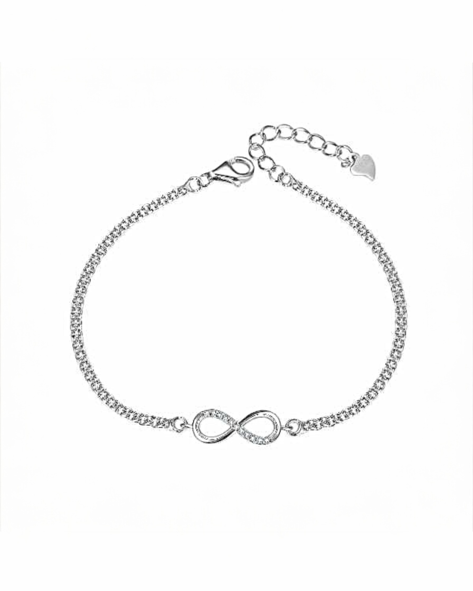 Pulseira Infinito em Prata