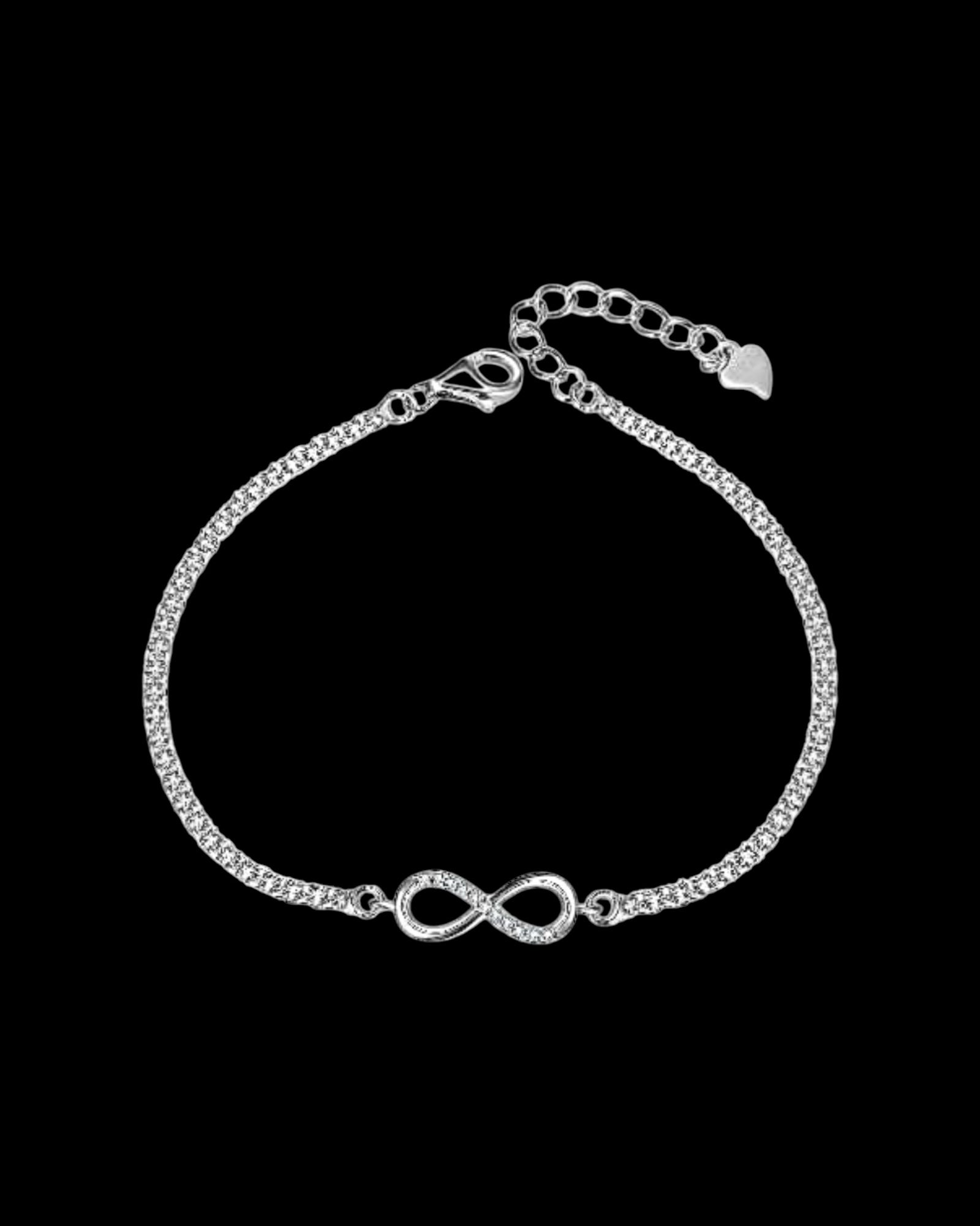 Pulseira Infinito em Prata