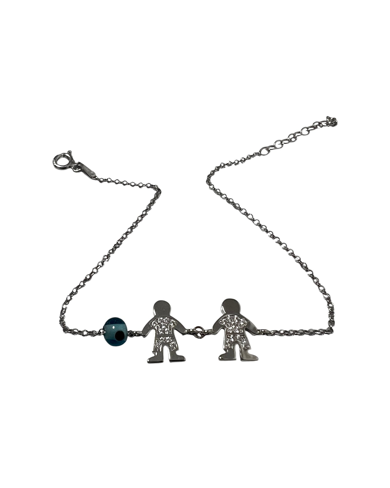 Pulseira Meninos em Prata