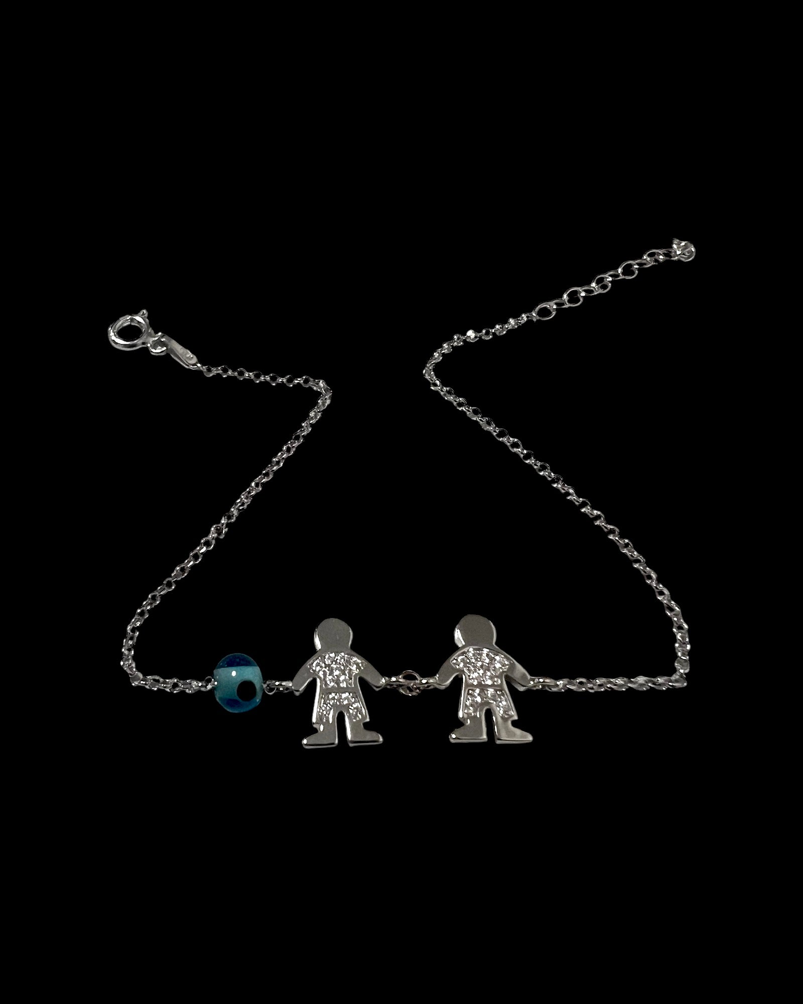 Pulseira Meninos em Prata
