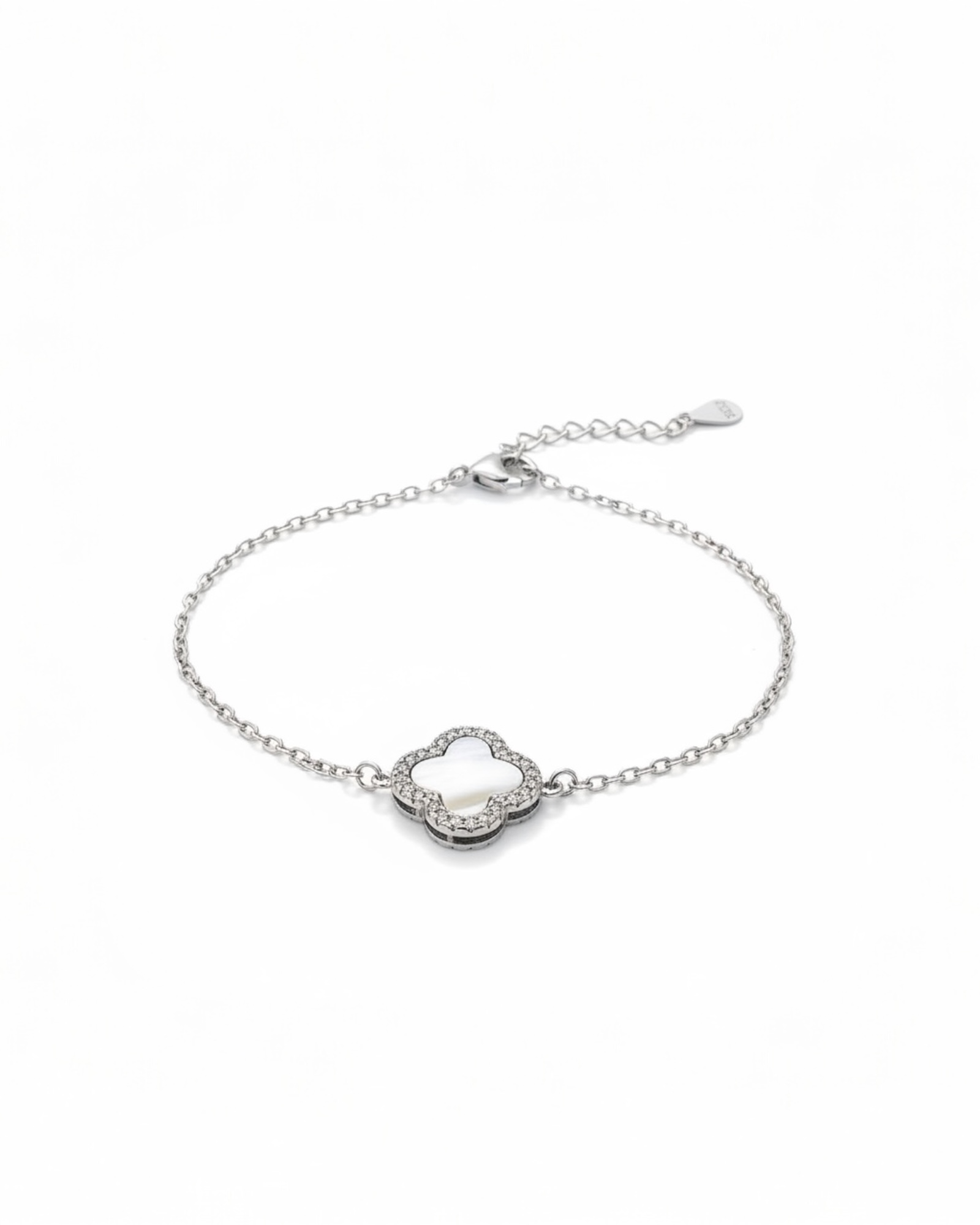 Pulseira Trevo em Prata