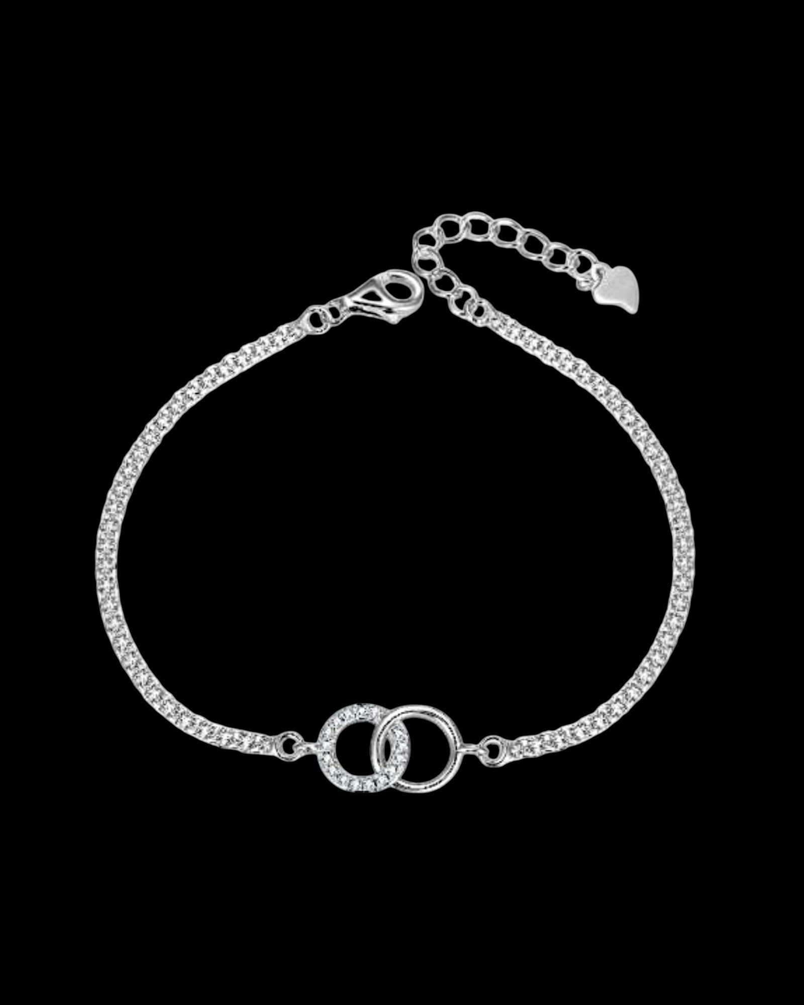 Pulseira Círculos em Prata