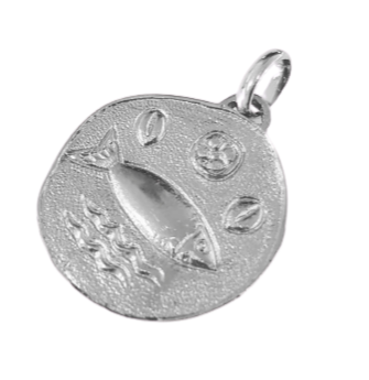 Medalha Peixe em Prata