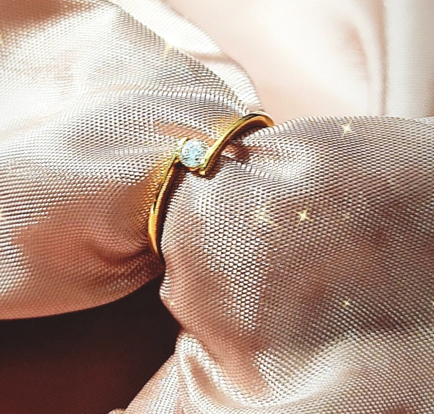 Solitaire Engagement Ring in Gold