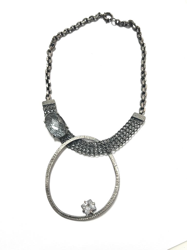 Silver Sparkling Necklace