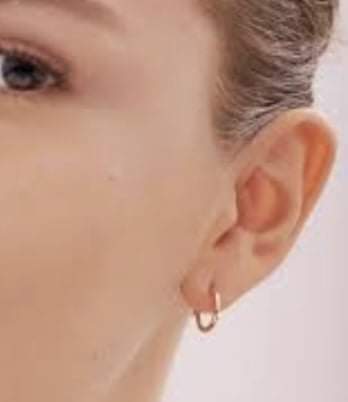 Yellow Gold Hoops