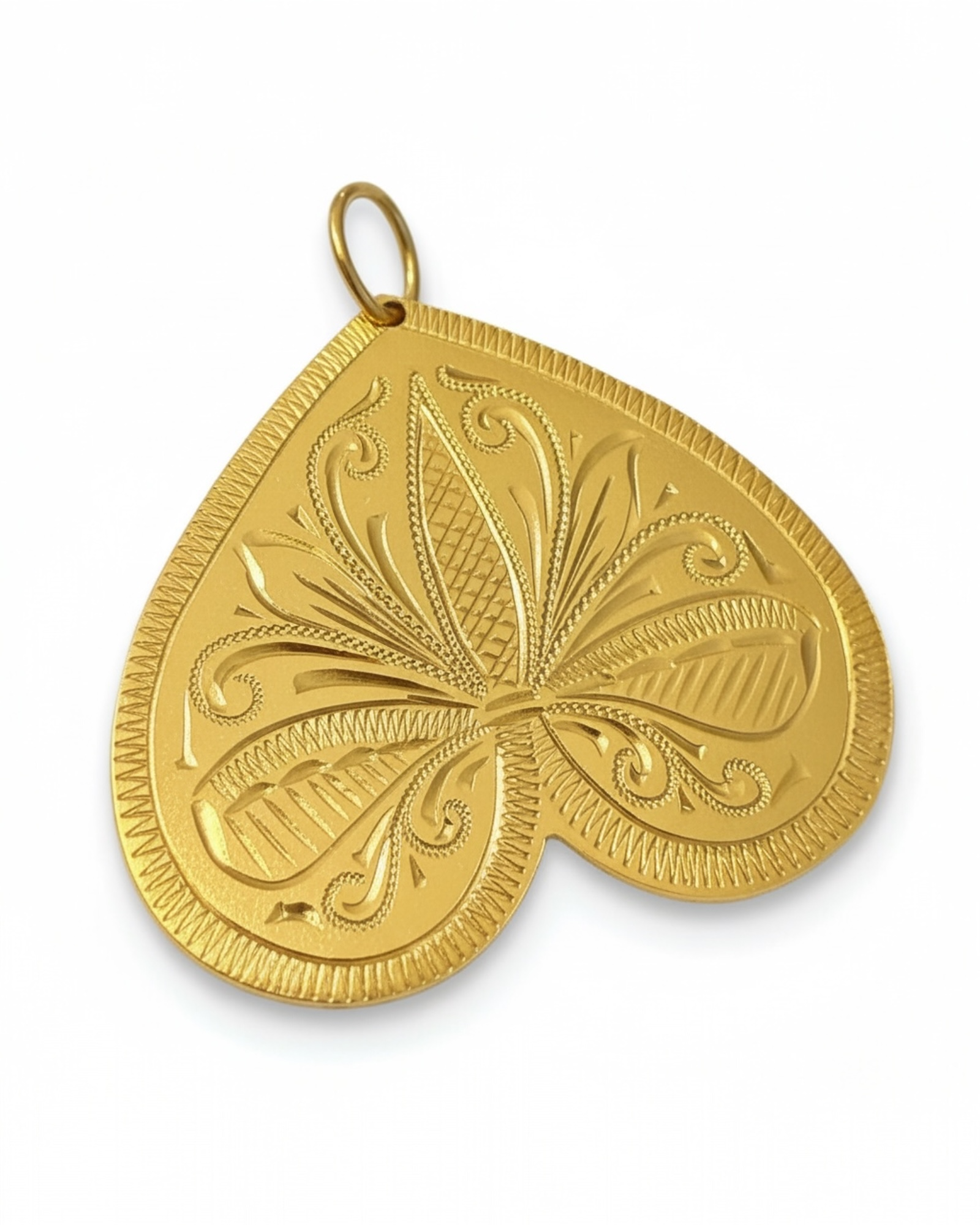 Medalha Borboleta em Prata Dourada