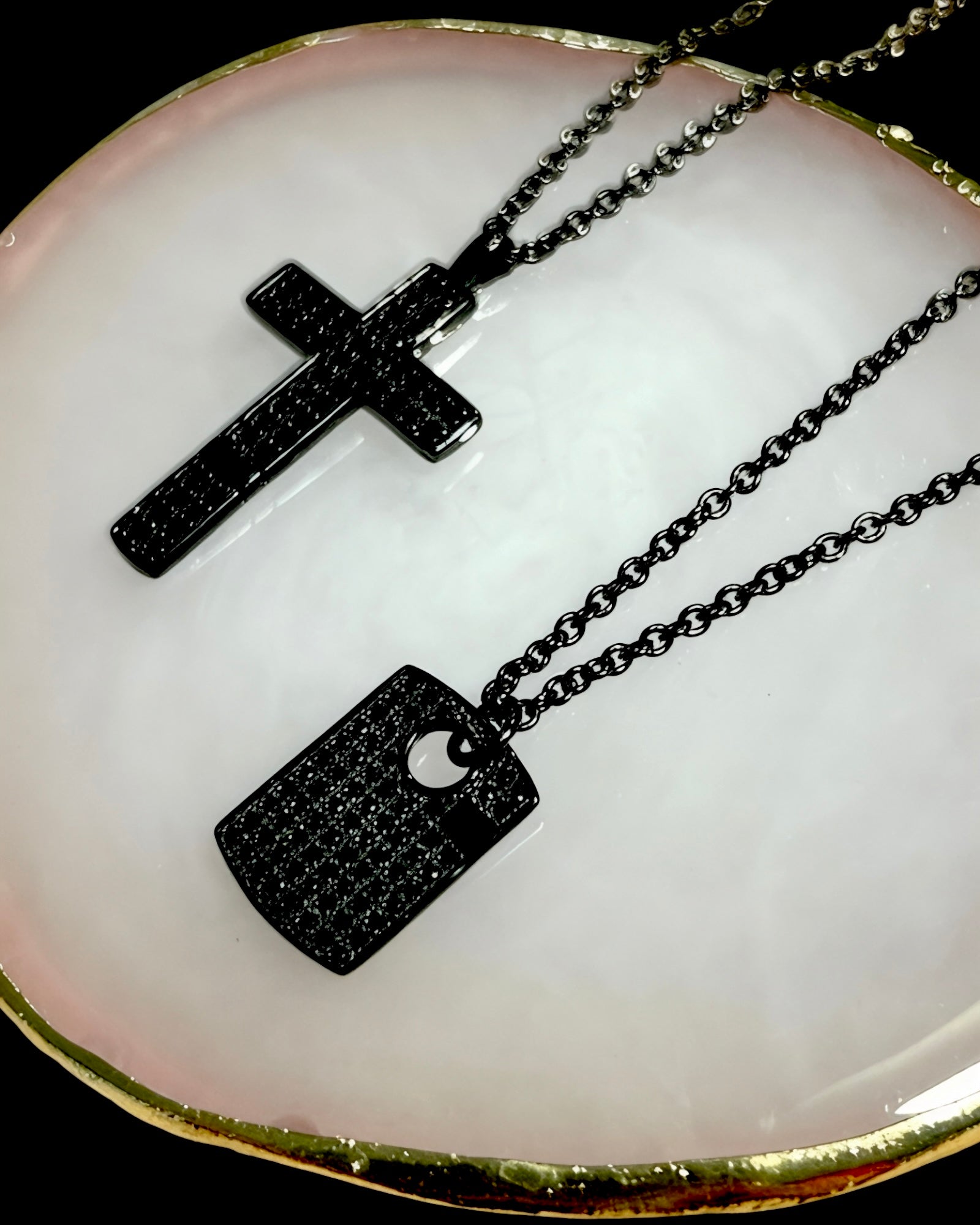 Men's Silver Cross Necklace