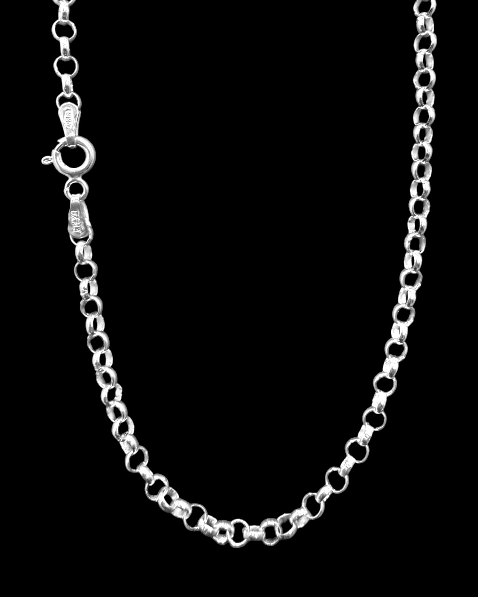 Filigree Silver Boy Necklace