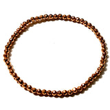 Pulseira Bronze com Prata Rosa