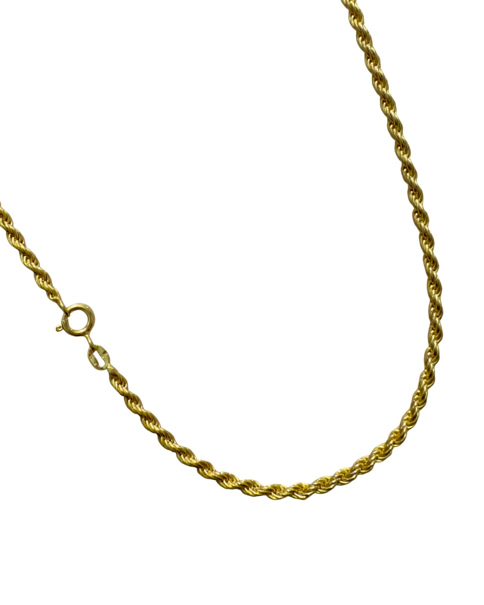 Colar Simples em Prata Dourada