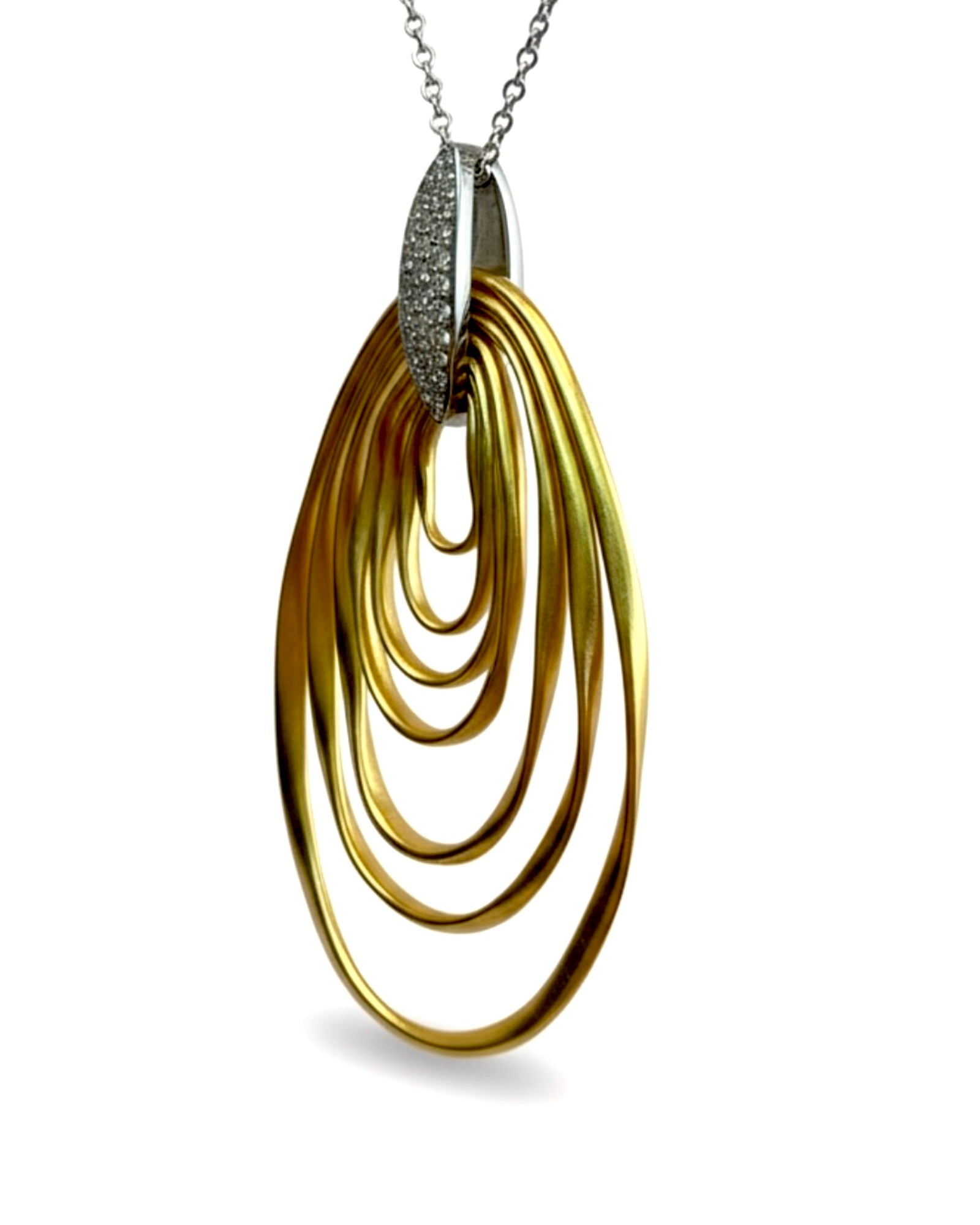 Majestic Necklace in Gold-Plated Silver