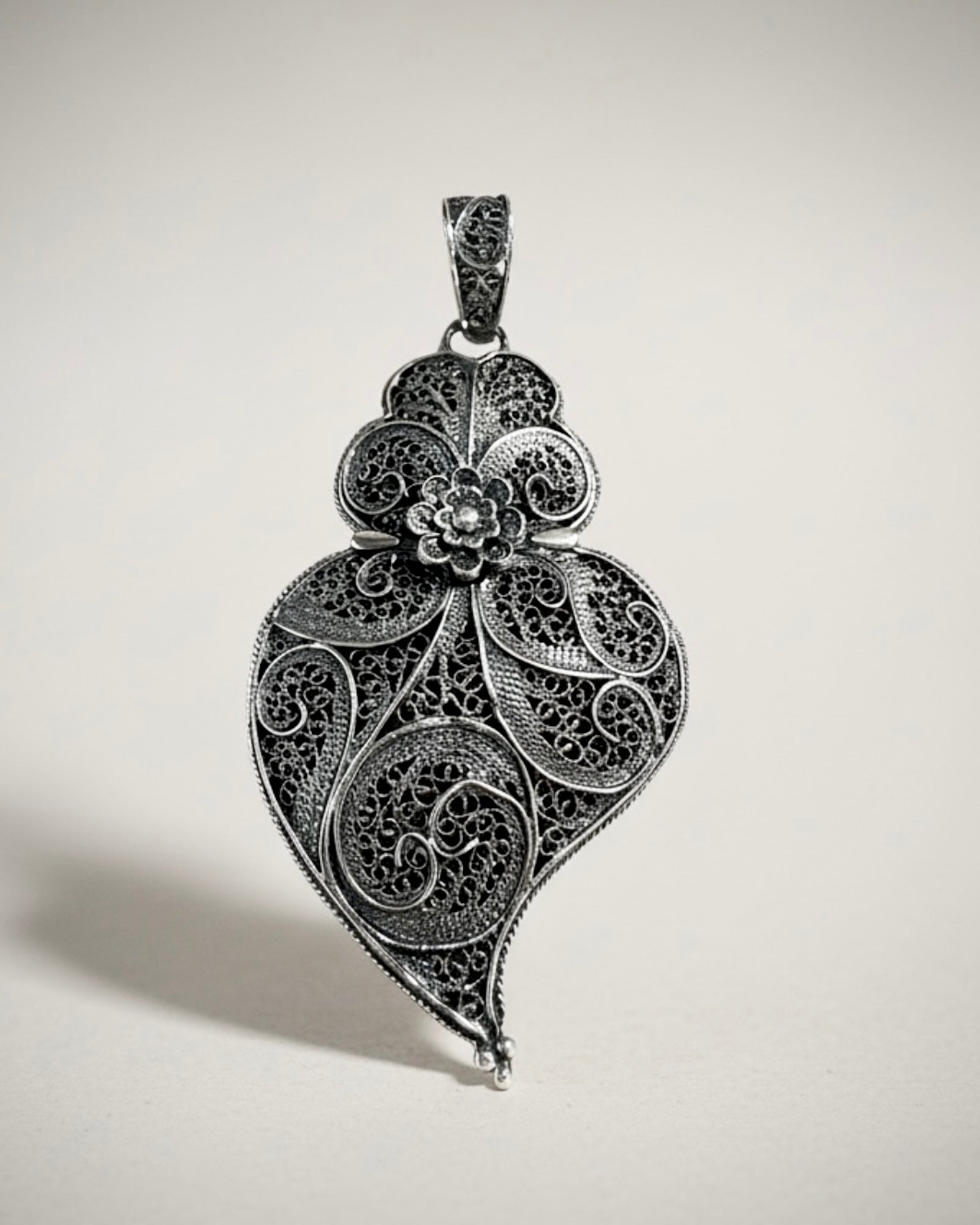 Medalha Coração de Viana em Prata