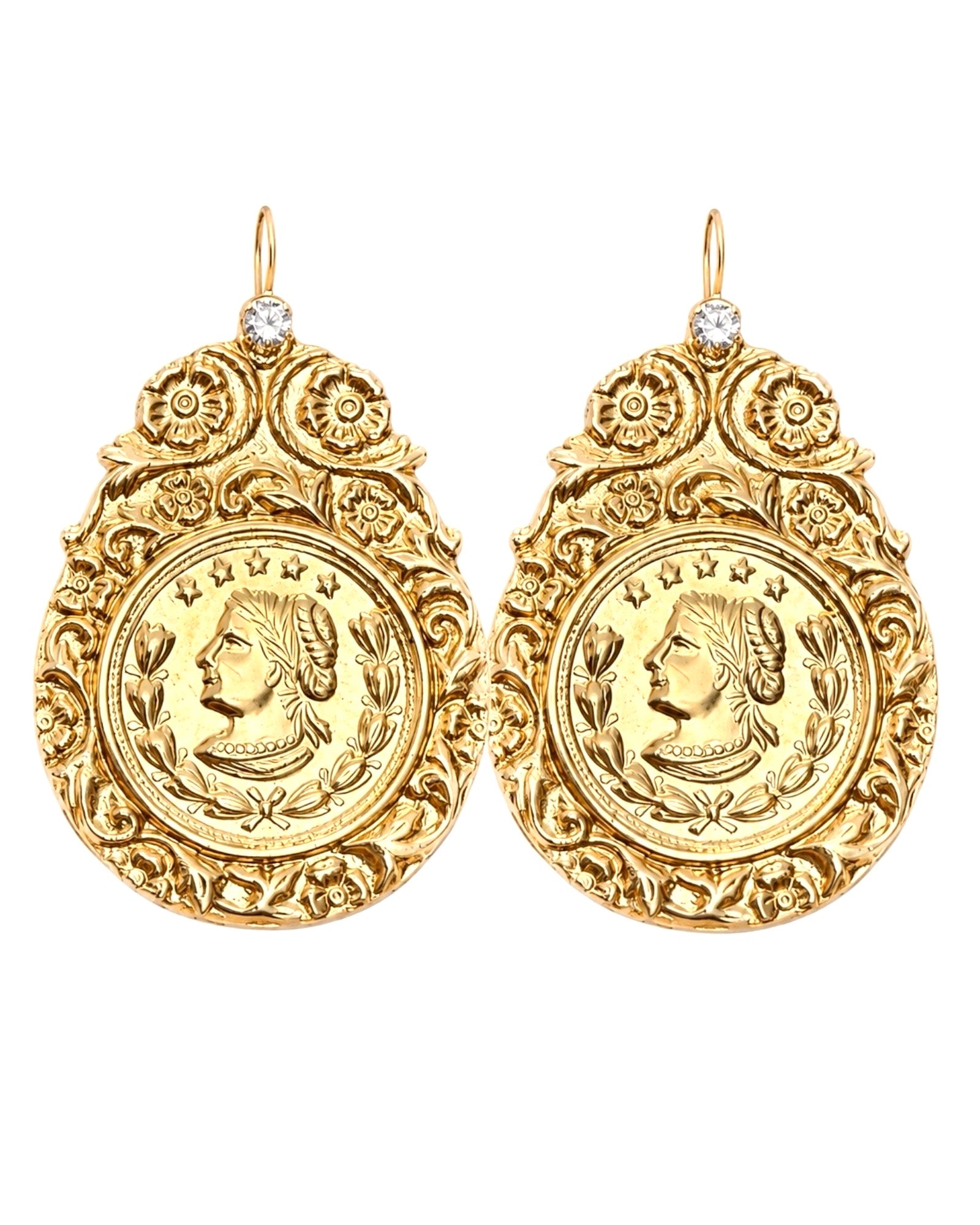 Libra Image Earrings