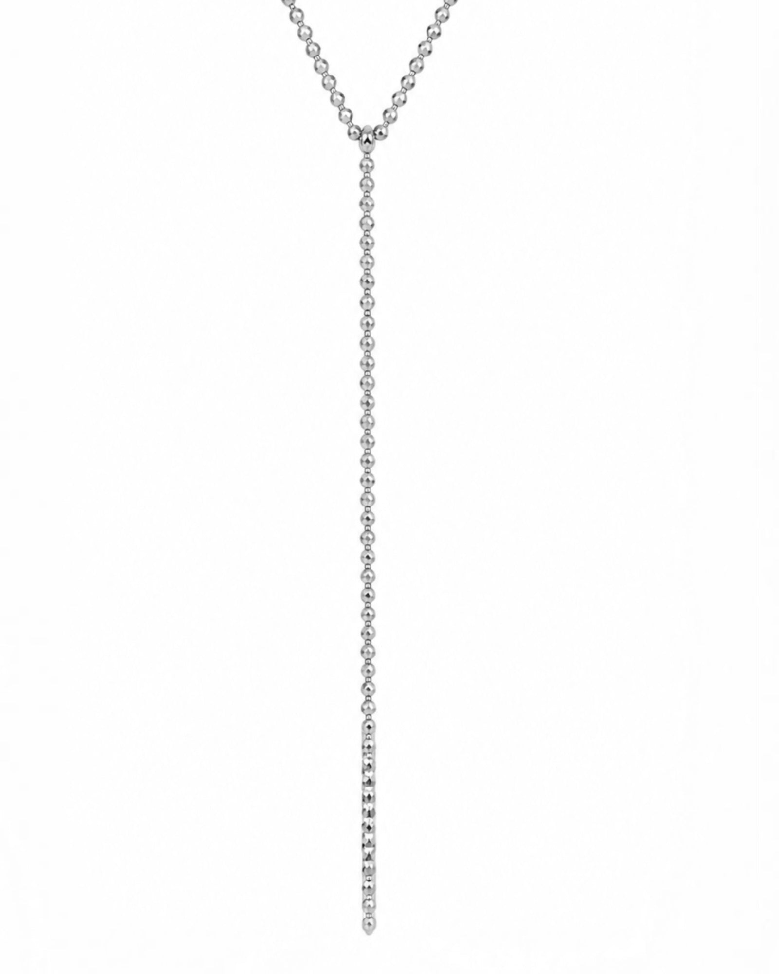 Long Silver Necklace