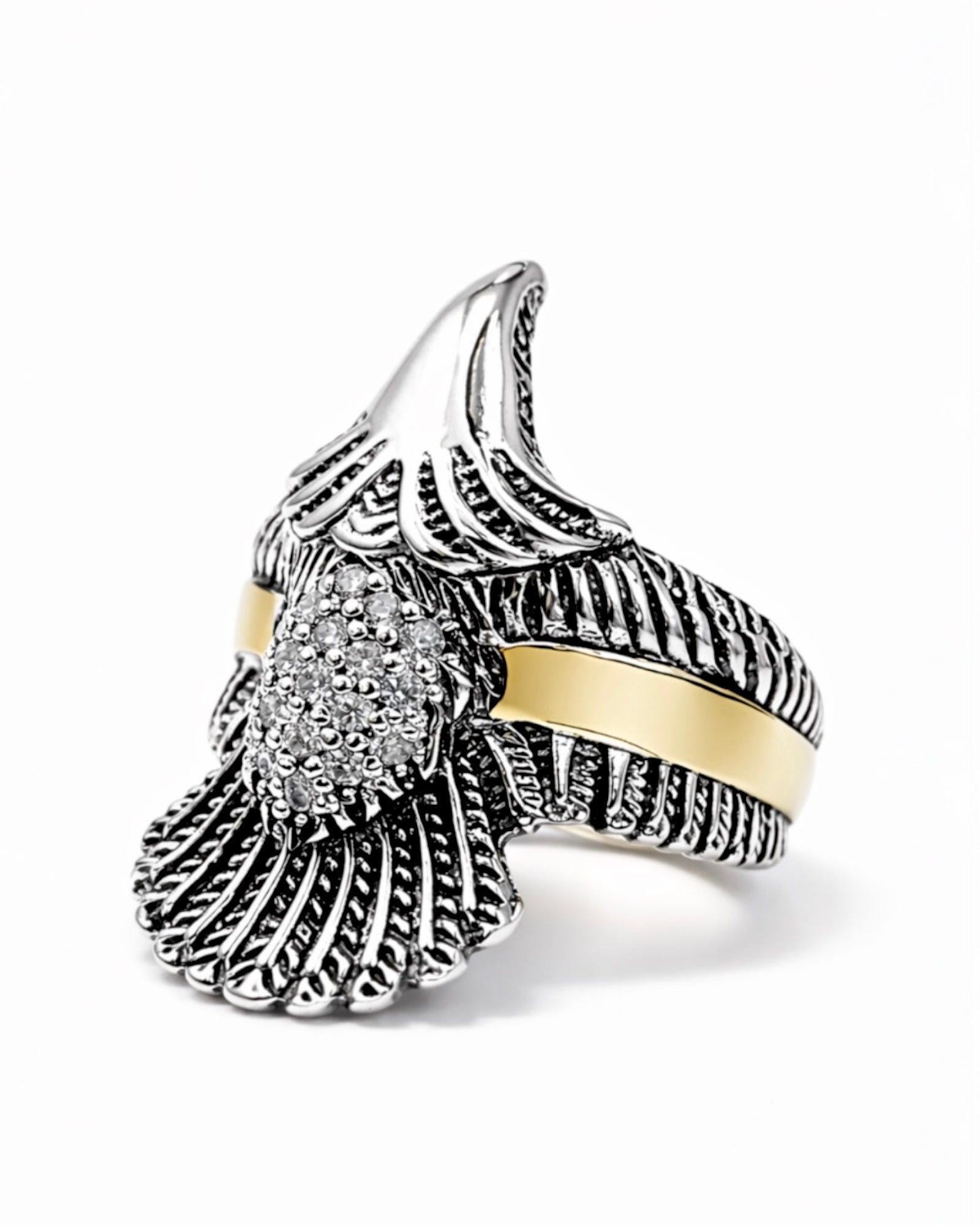 Phoenix Ring in Silver and Gold