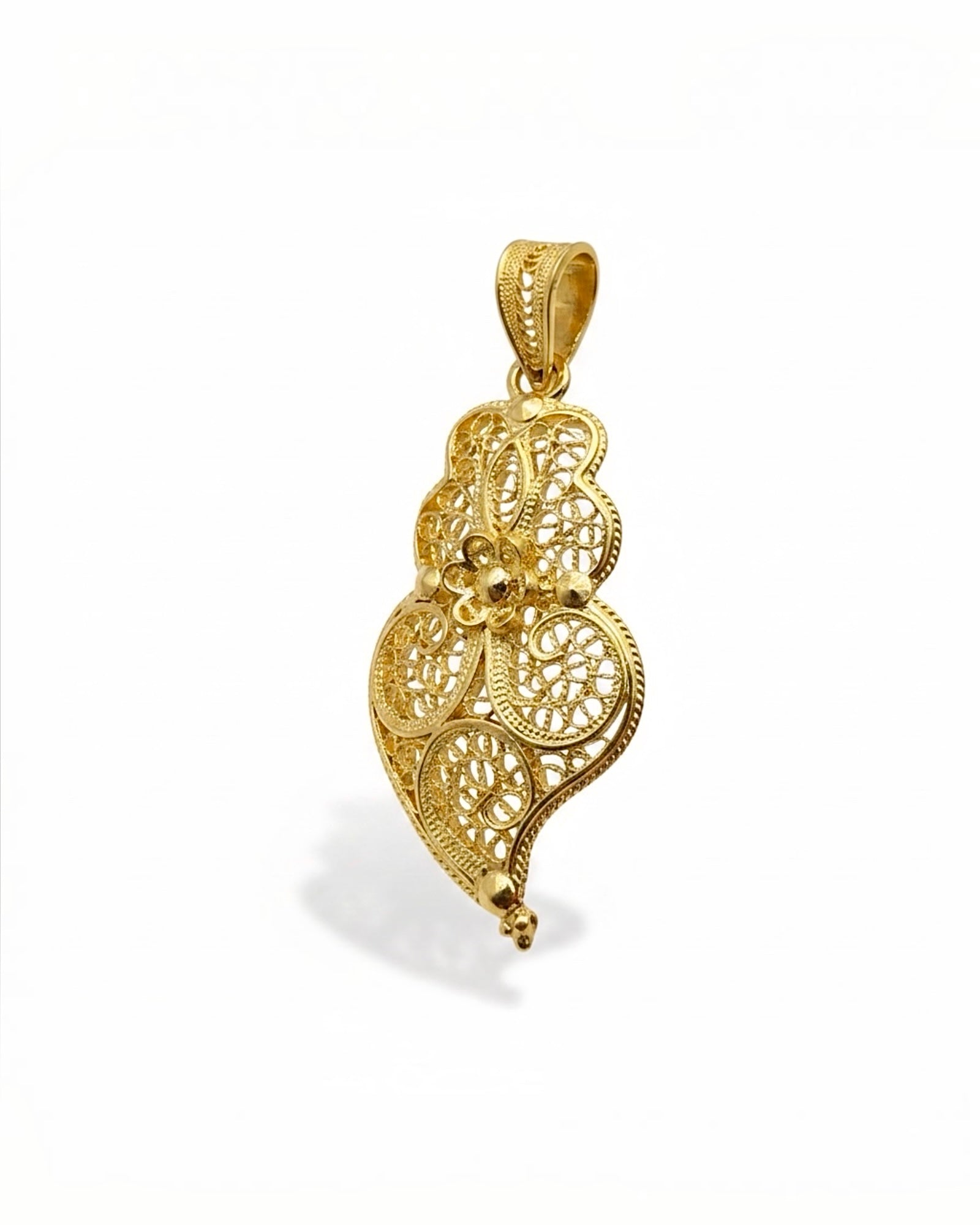 Medalha Coração de Viana em Ouro 19KL - 3.5cm