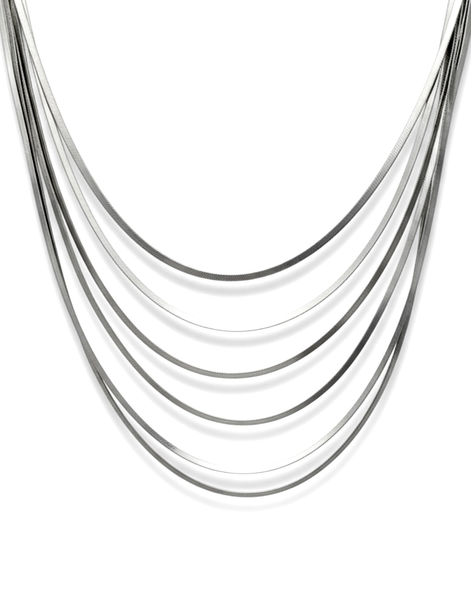 Colar Degradê em Prata