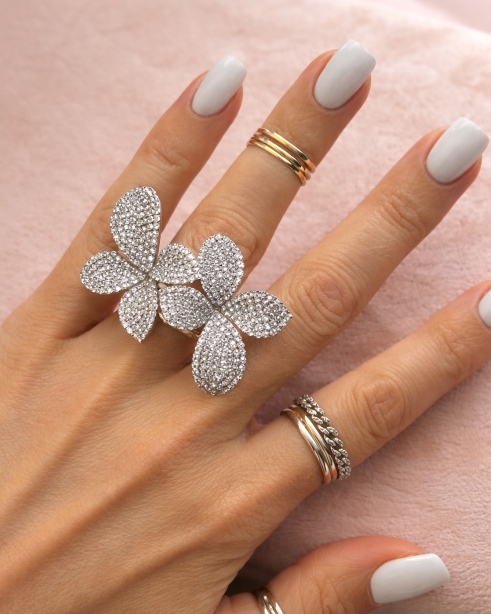 Silver Sparkling Ring