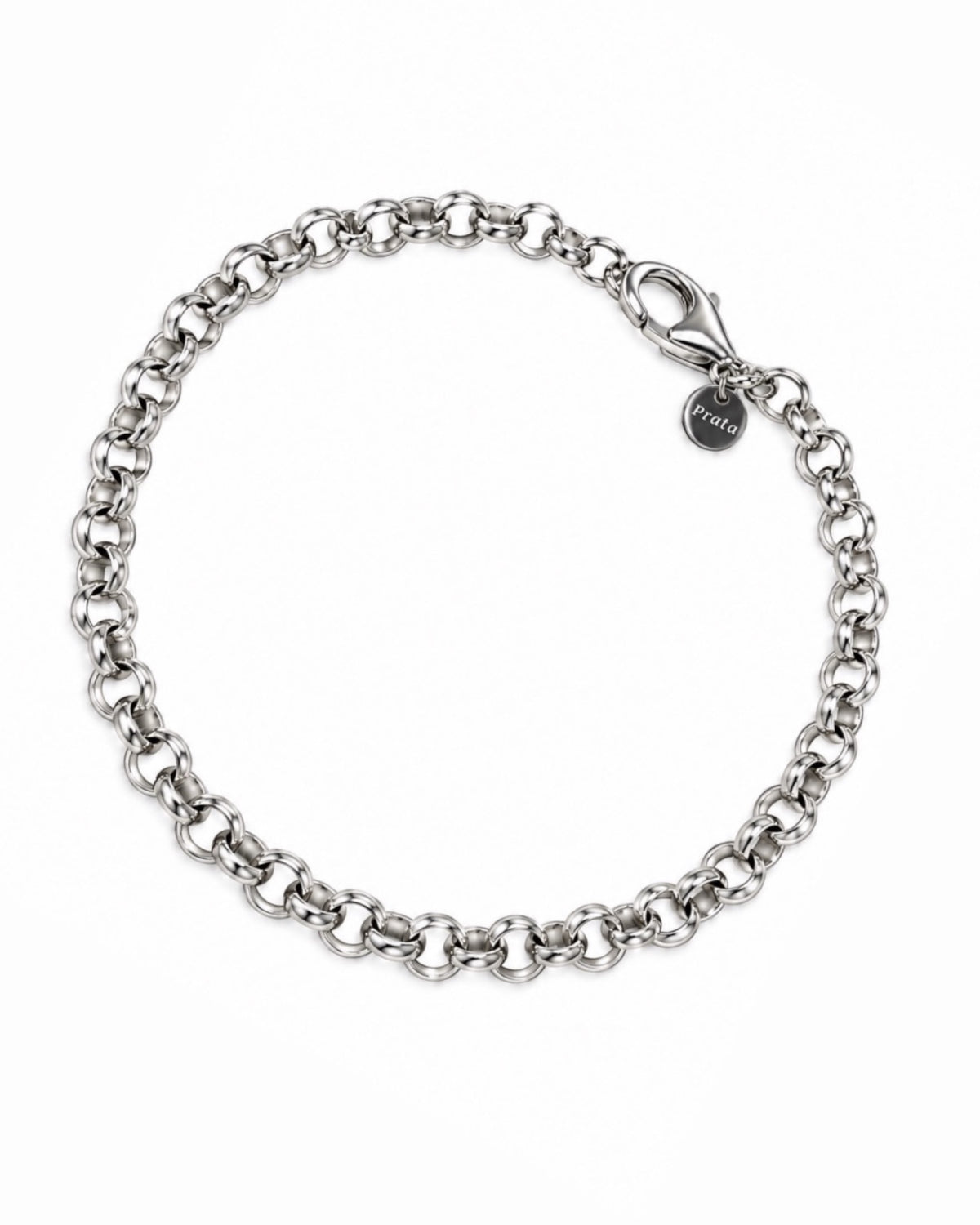 Pulseira Corrente em Prata - 20cm