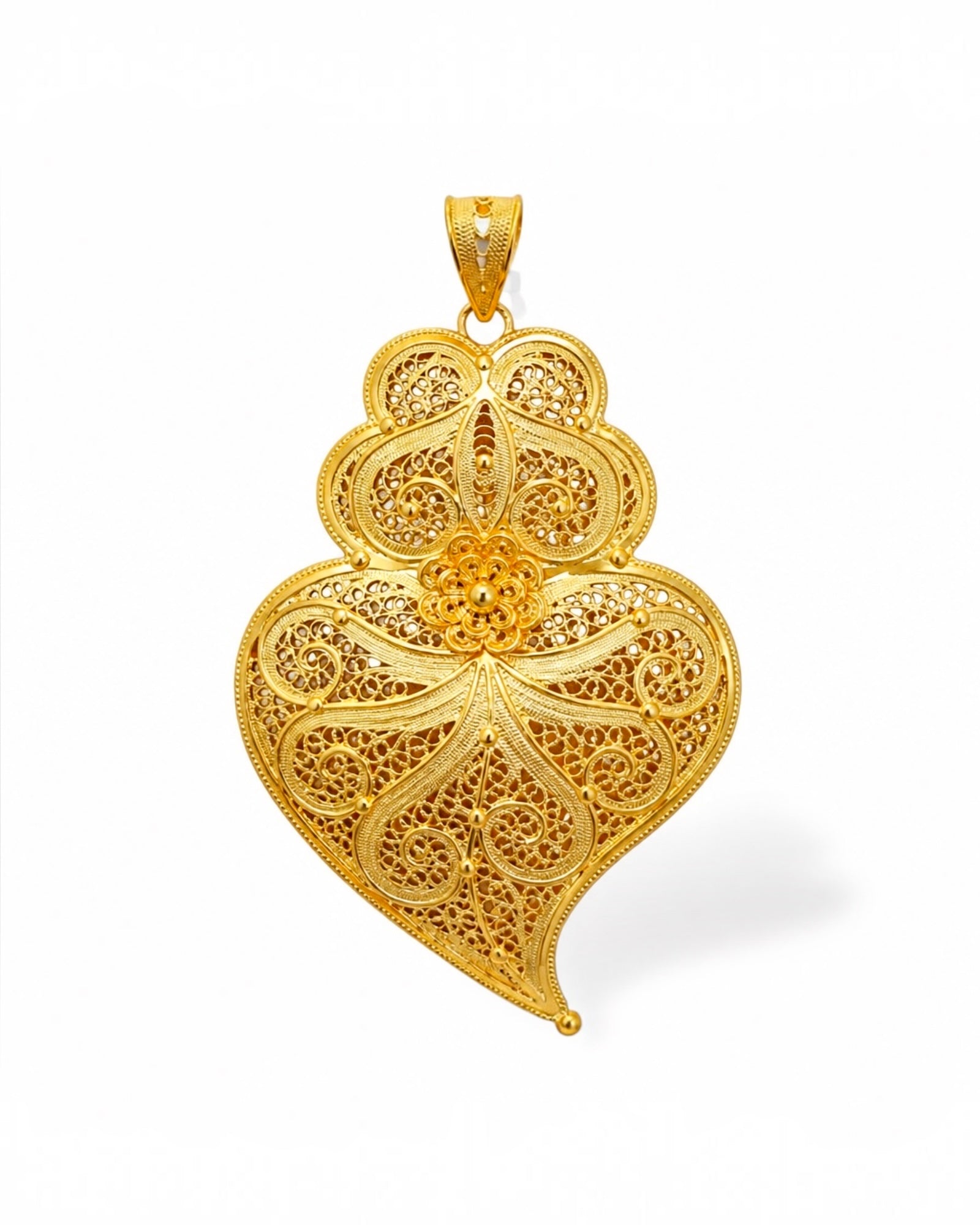 Viana Heart Medal in Gilded Silver