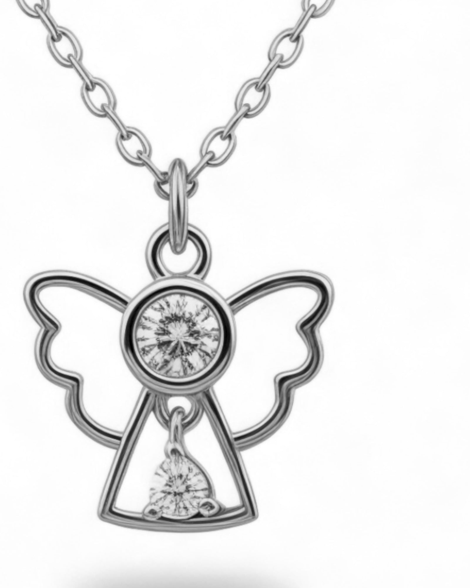 Angel Necklace in Silver