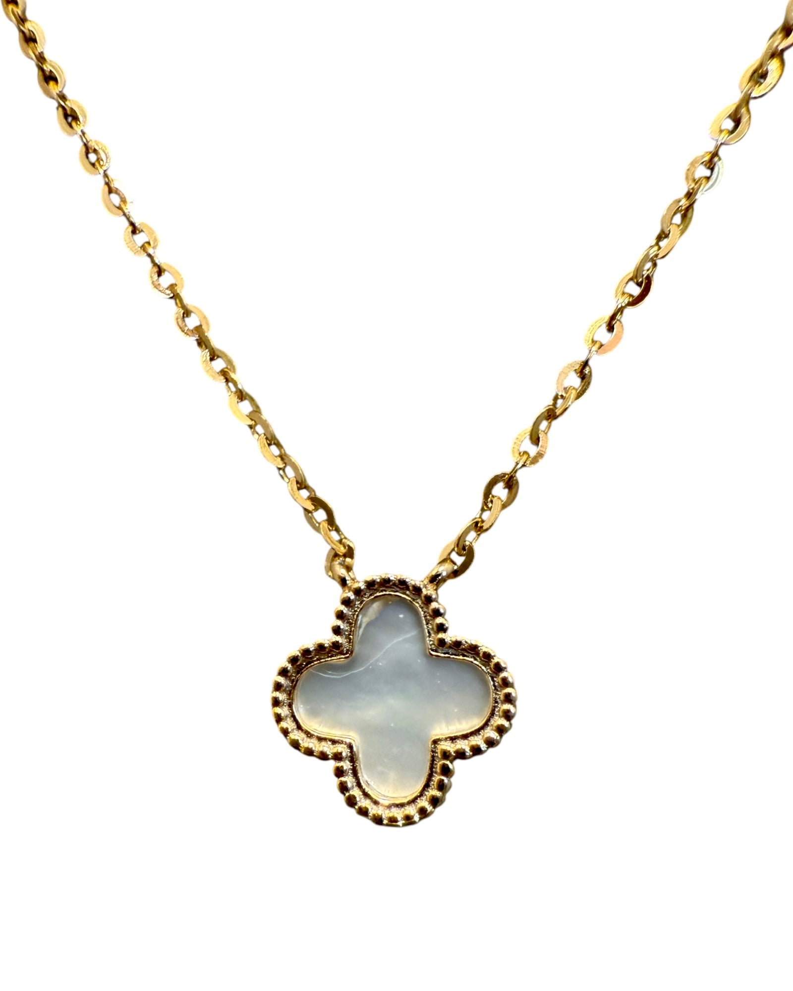 Letter C Necklace in Gold Plated Silver