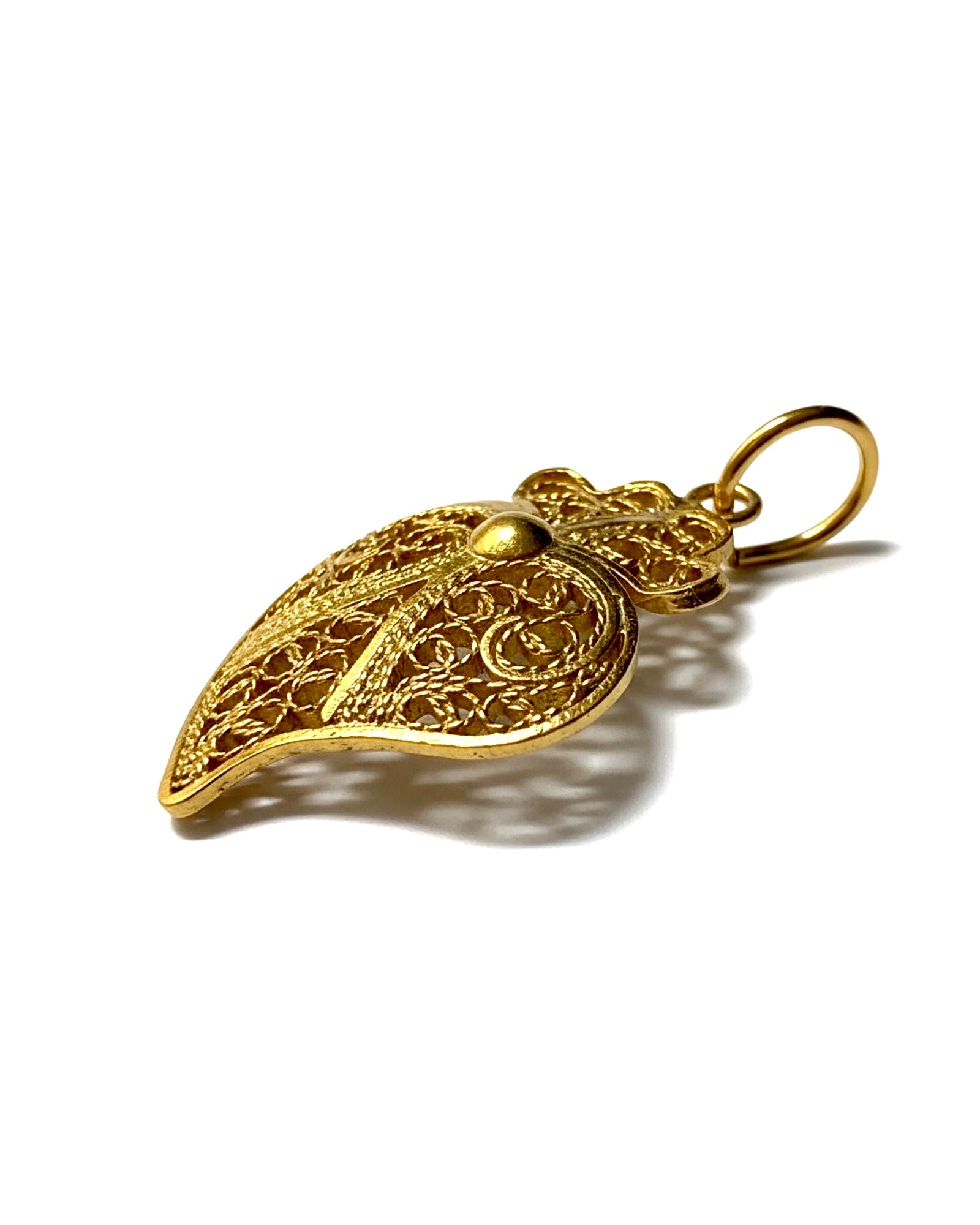 Medalha Coração de Viana em Prata Dourada