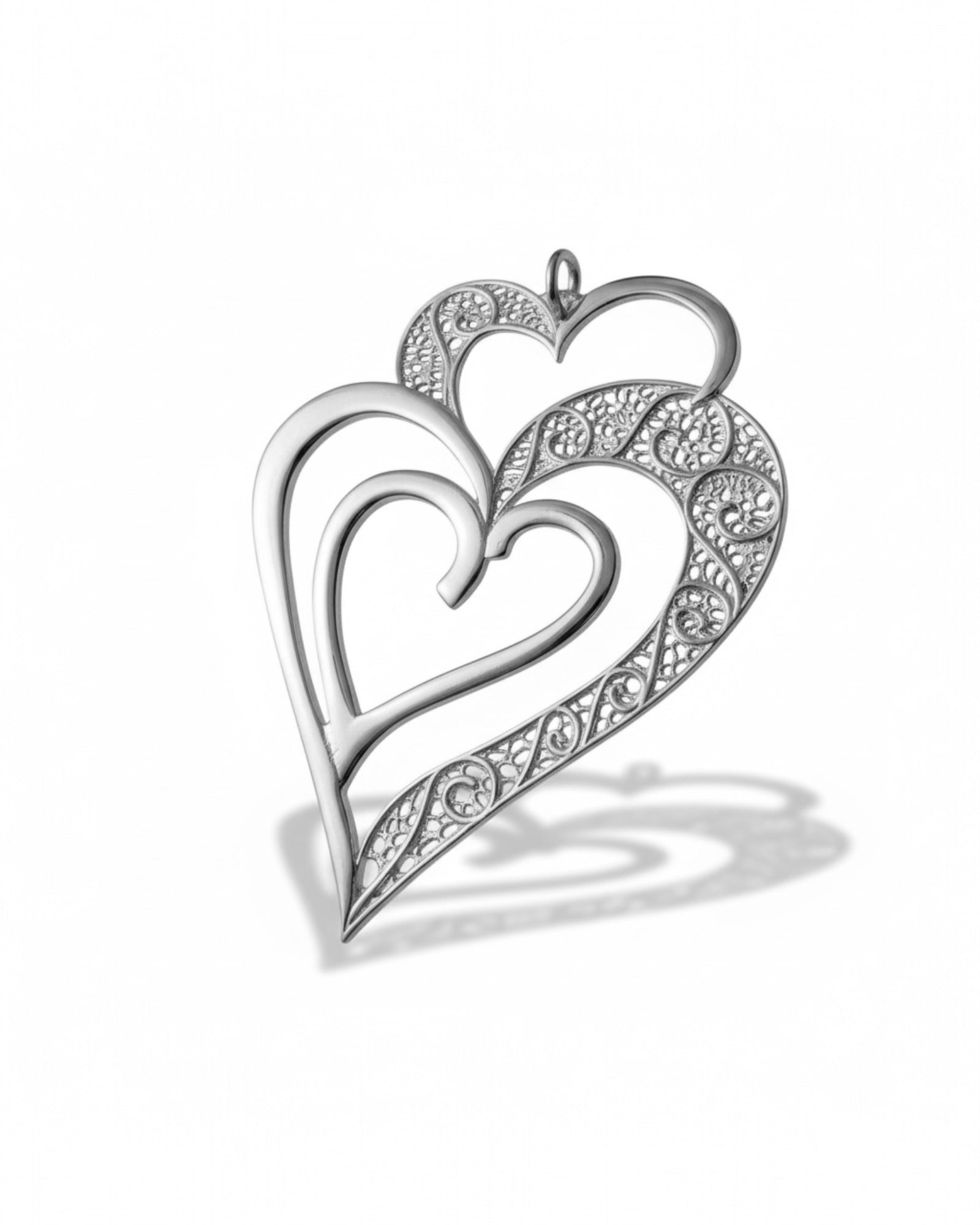 The Viana Heart Medal is Love in Silver.