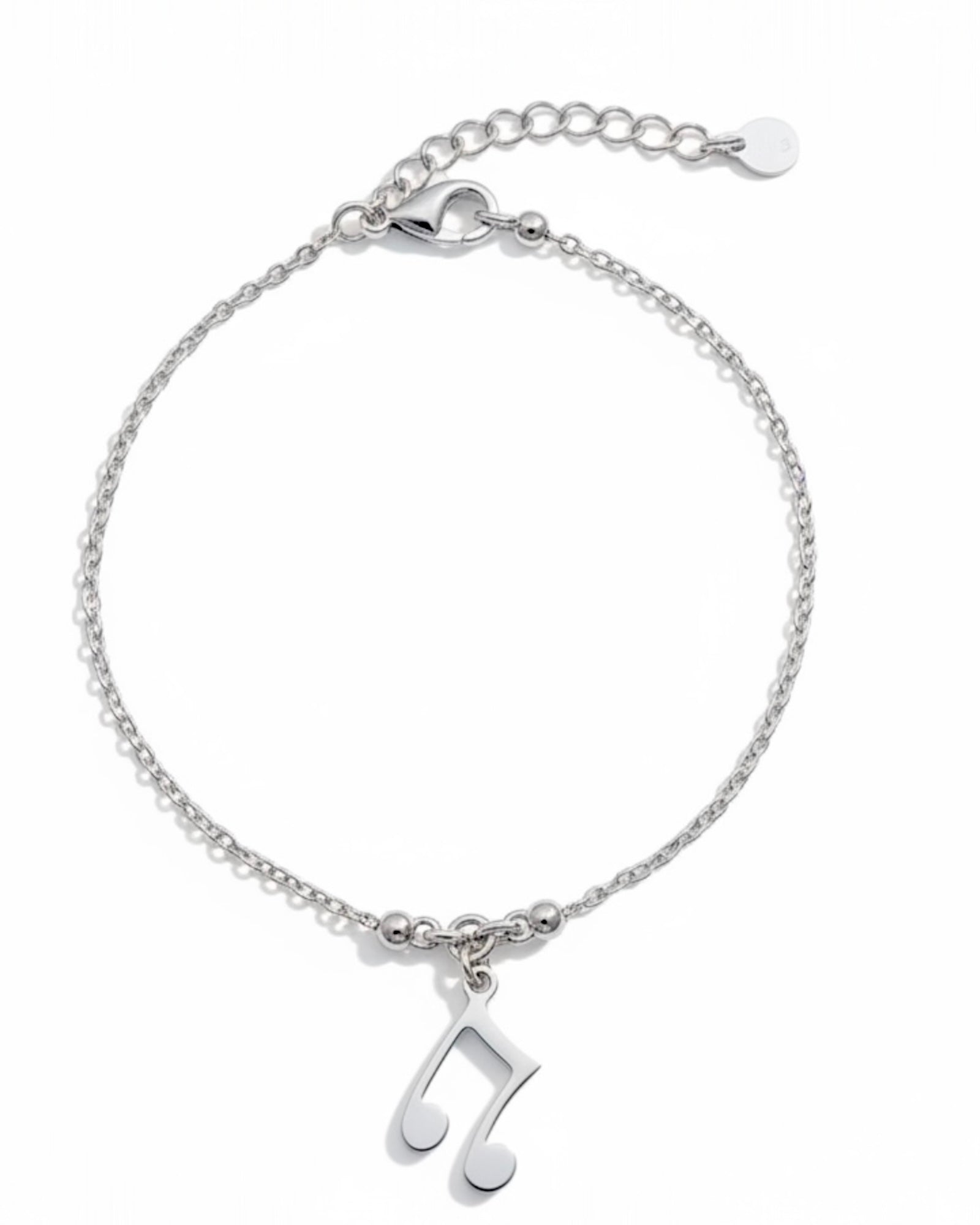 Pulseira Música em Prata