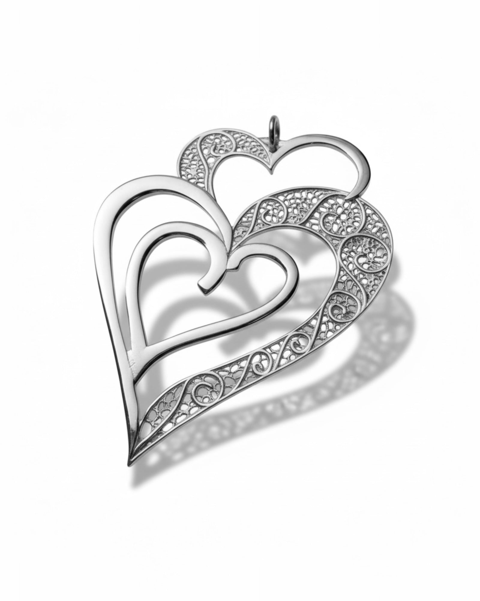The Viana Heart Medal is Love in Silver.