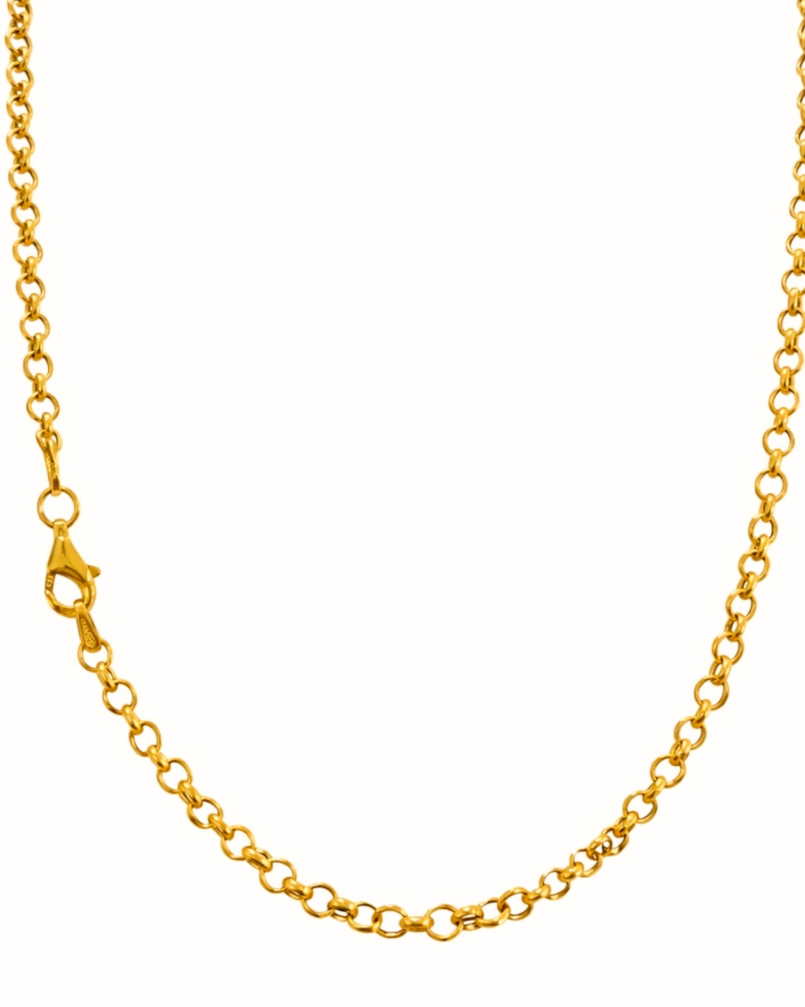 Simple Rose Silver Necklace