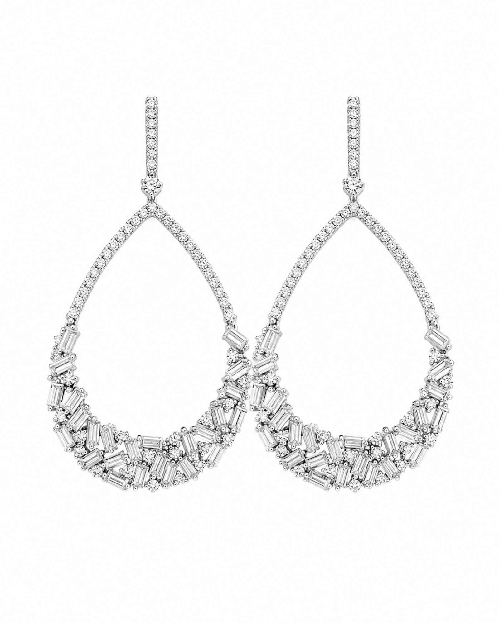 Silver Drop Earrings