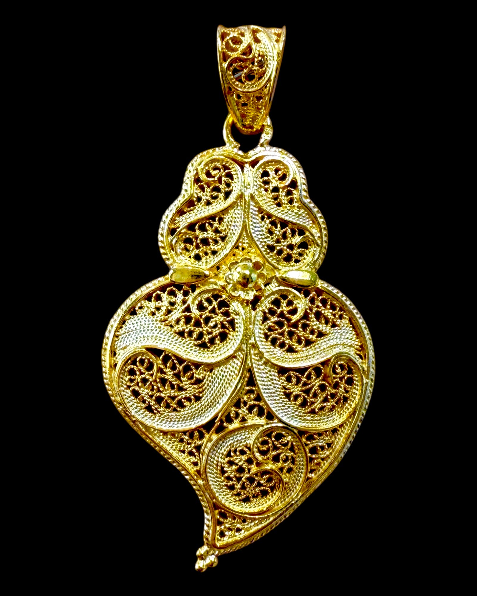 Heart of Viana Medal in Gold Plated Silver