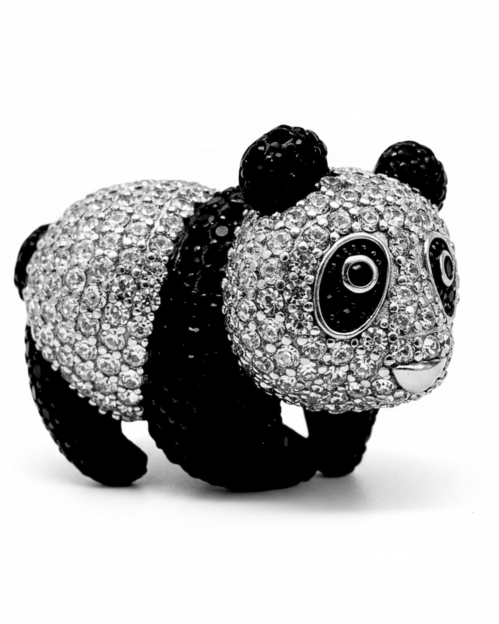 Panda Ring in Silver