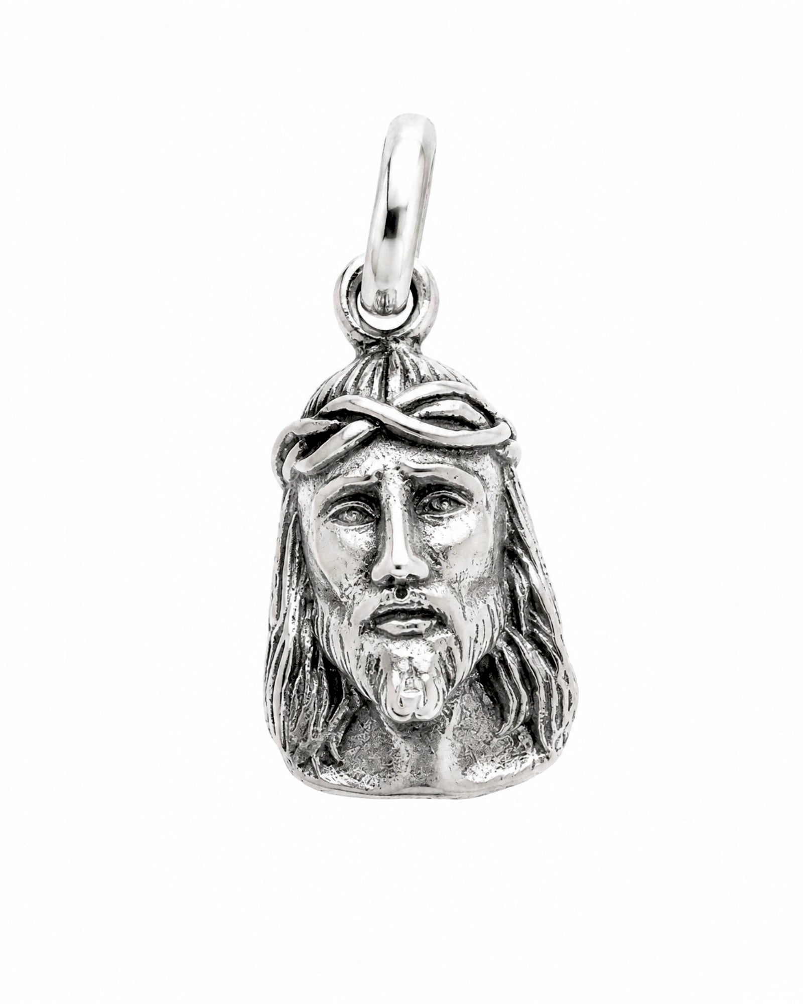 Medalha Cara de Cristo  em Prata