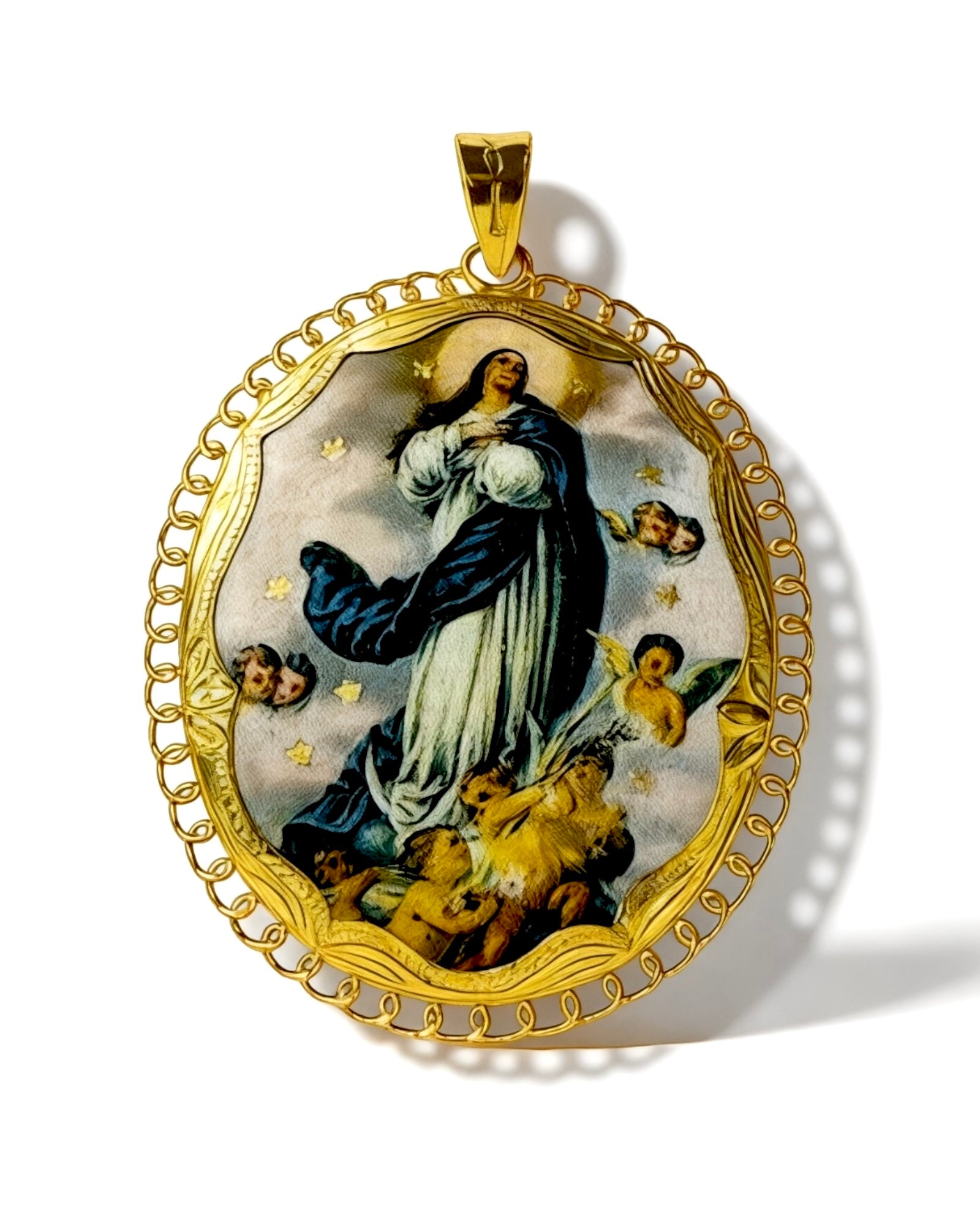 Our Lady of the Immaculate Conception Medal in Gilded Silver