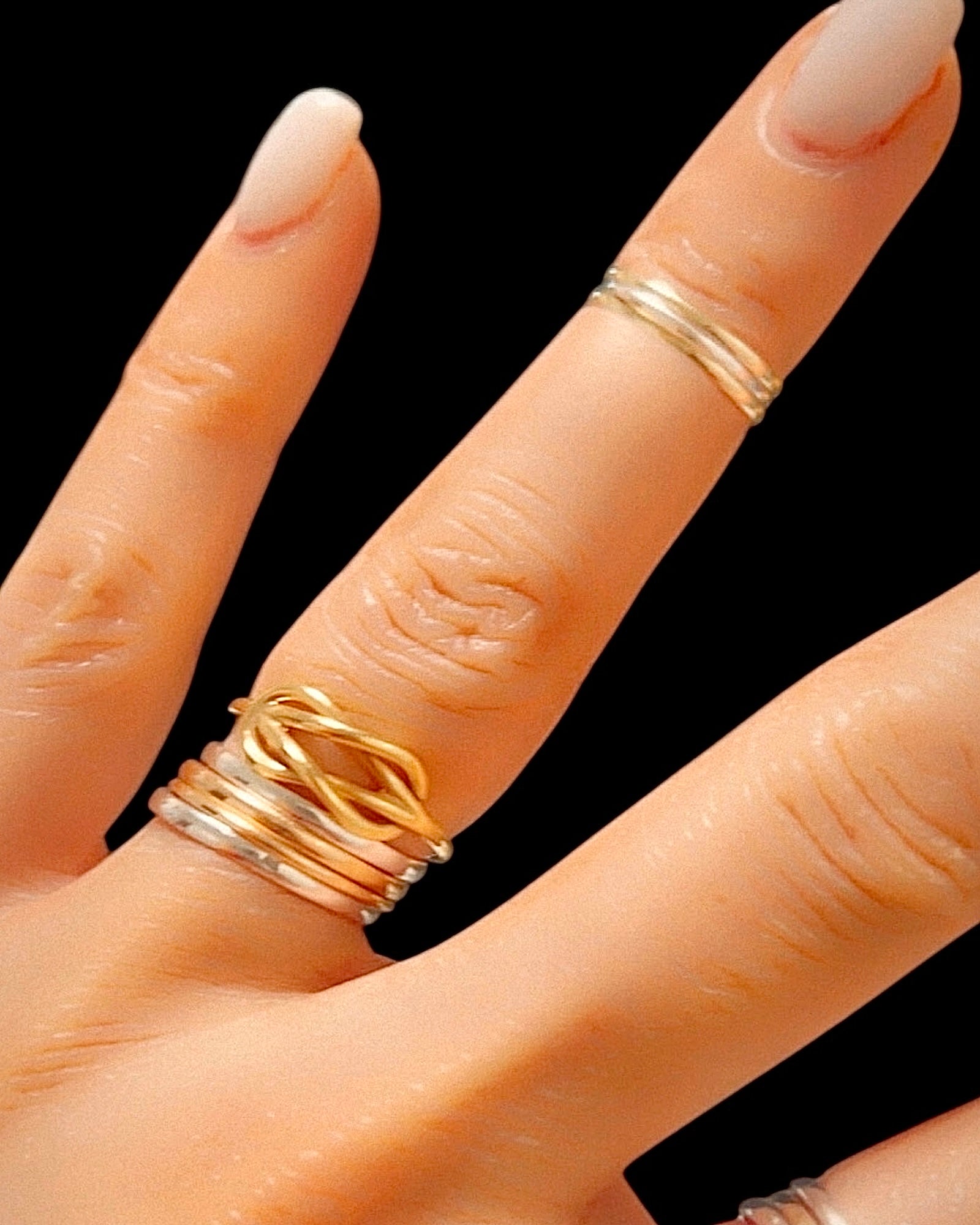 Gold Knot of Happiness Ring