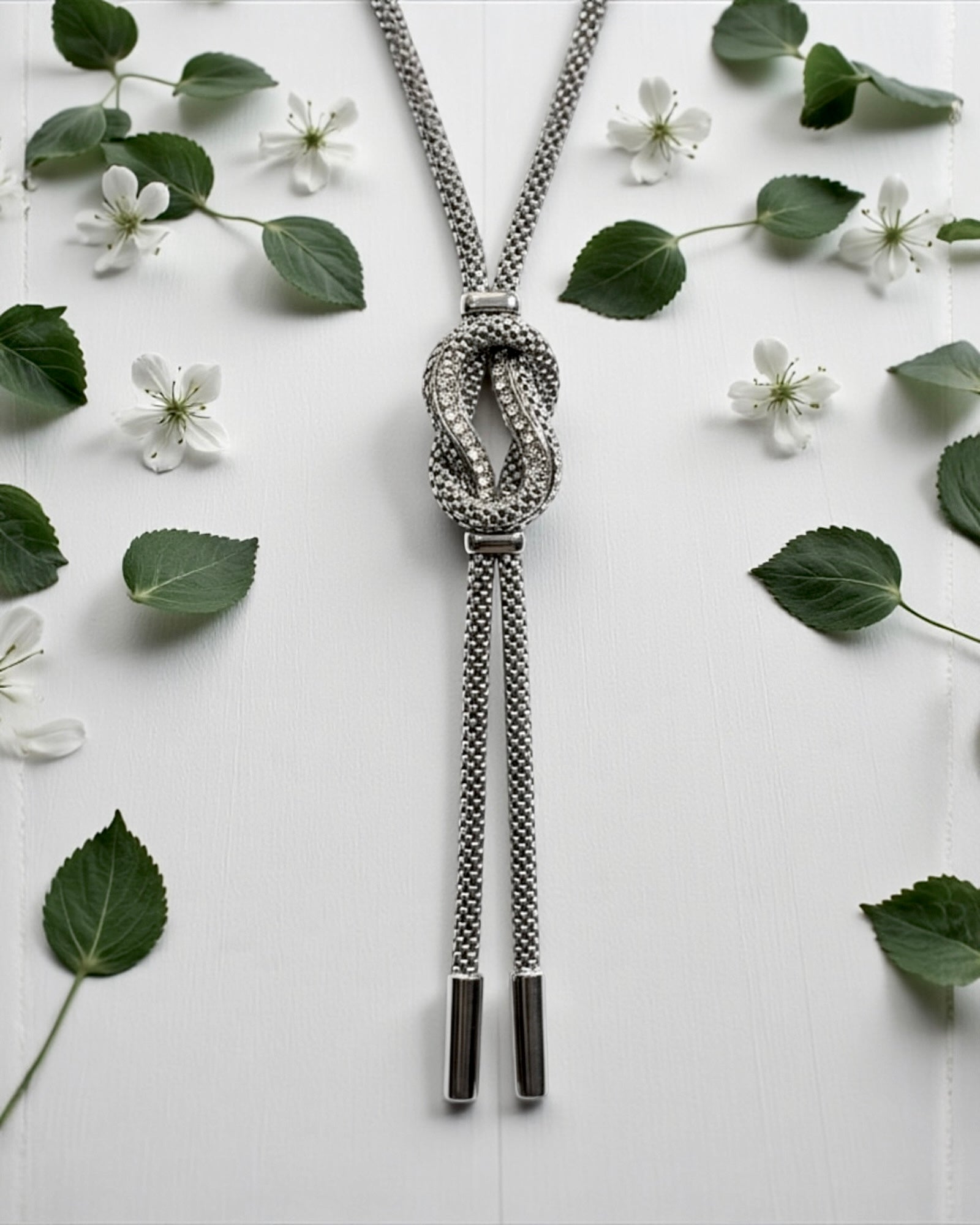 Silver Knot Necklace