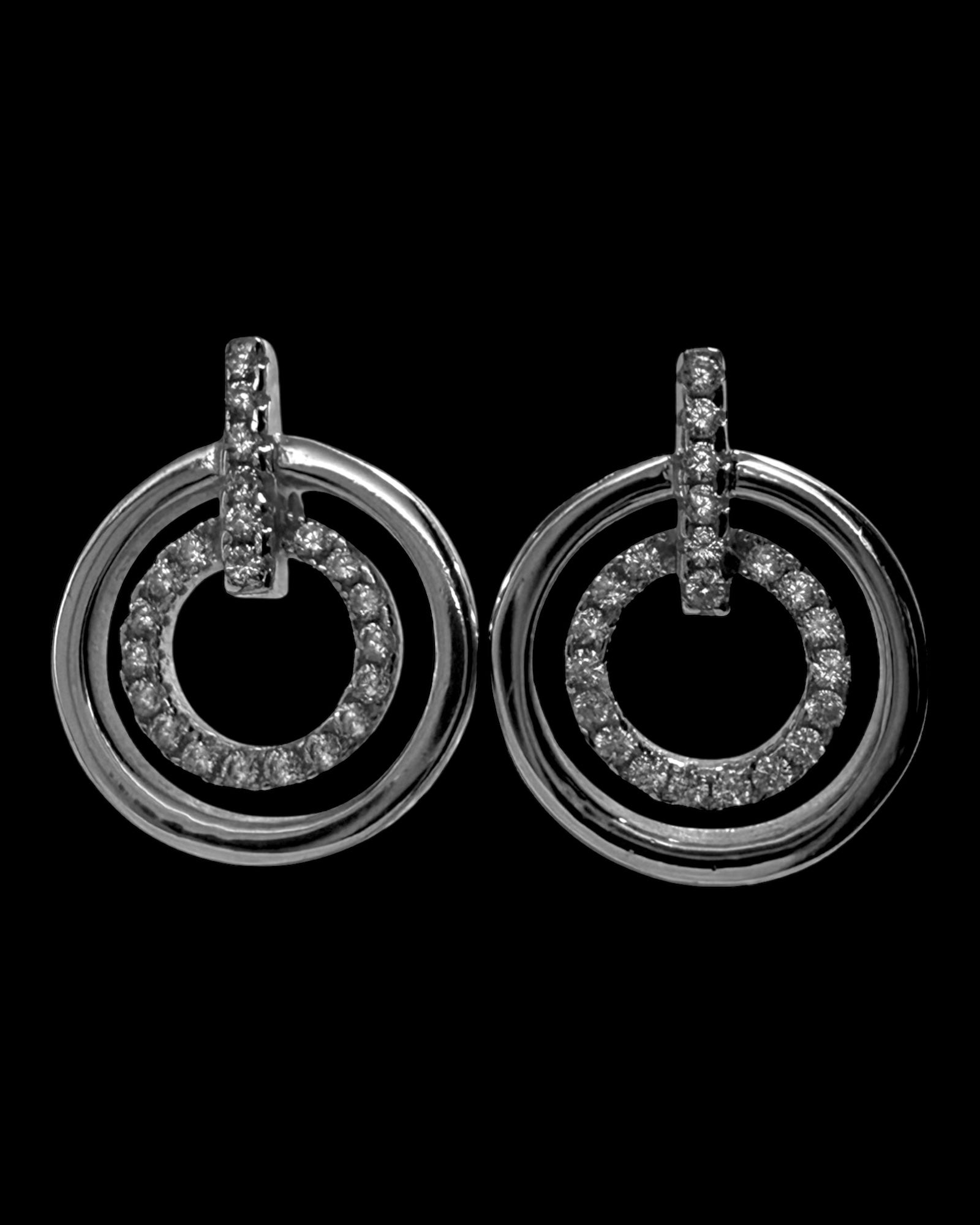 Silver Heart Earrings