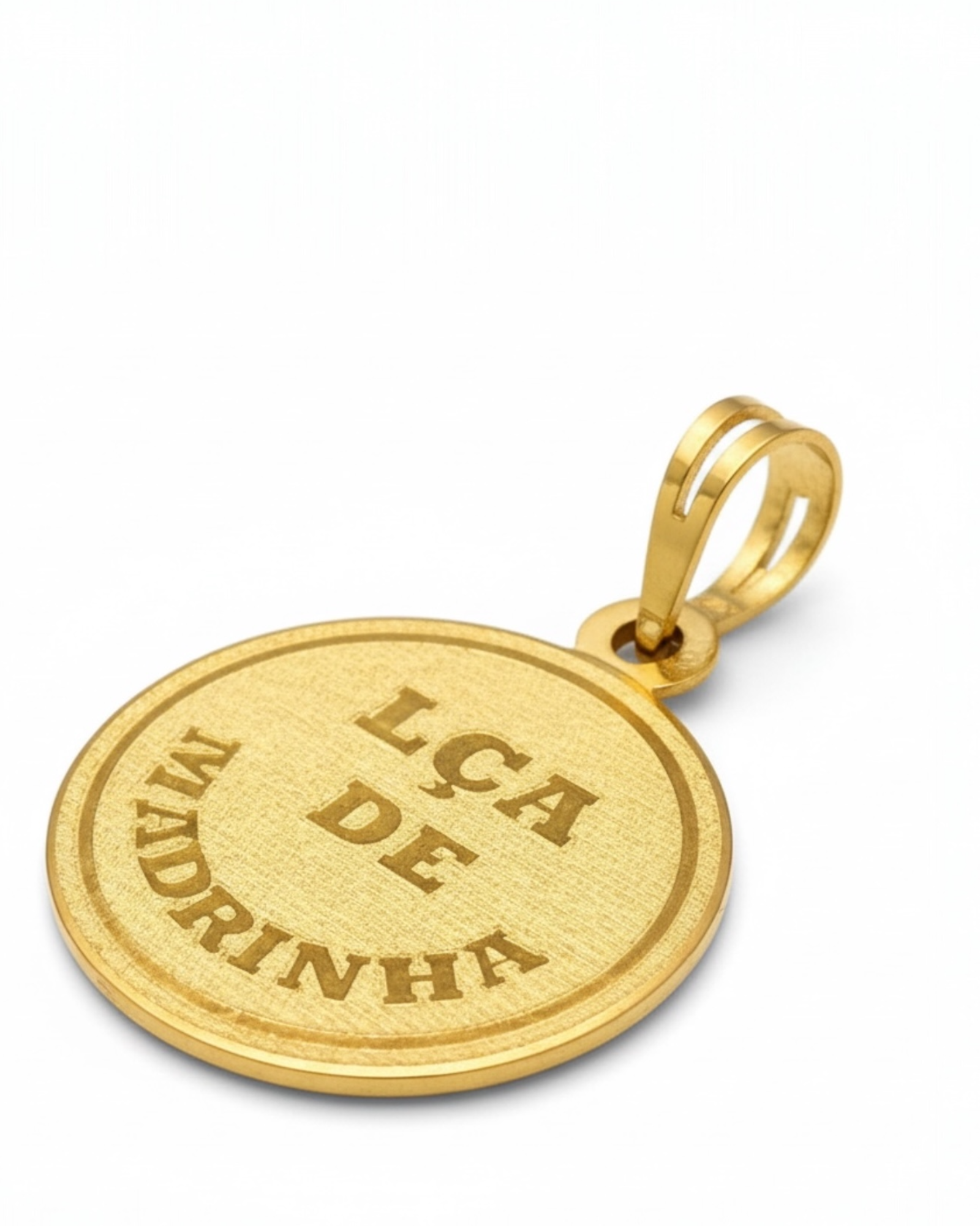 Godmother's Ribbon Medal in 19k Gold