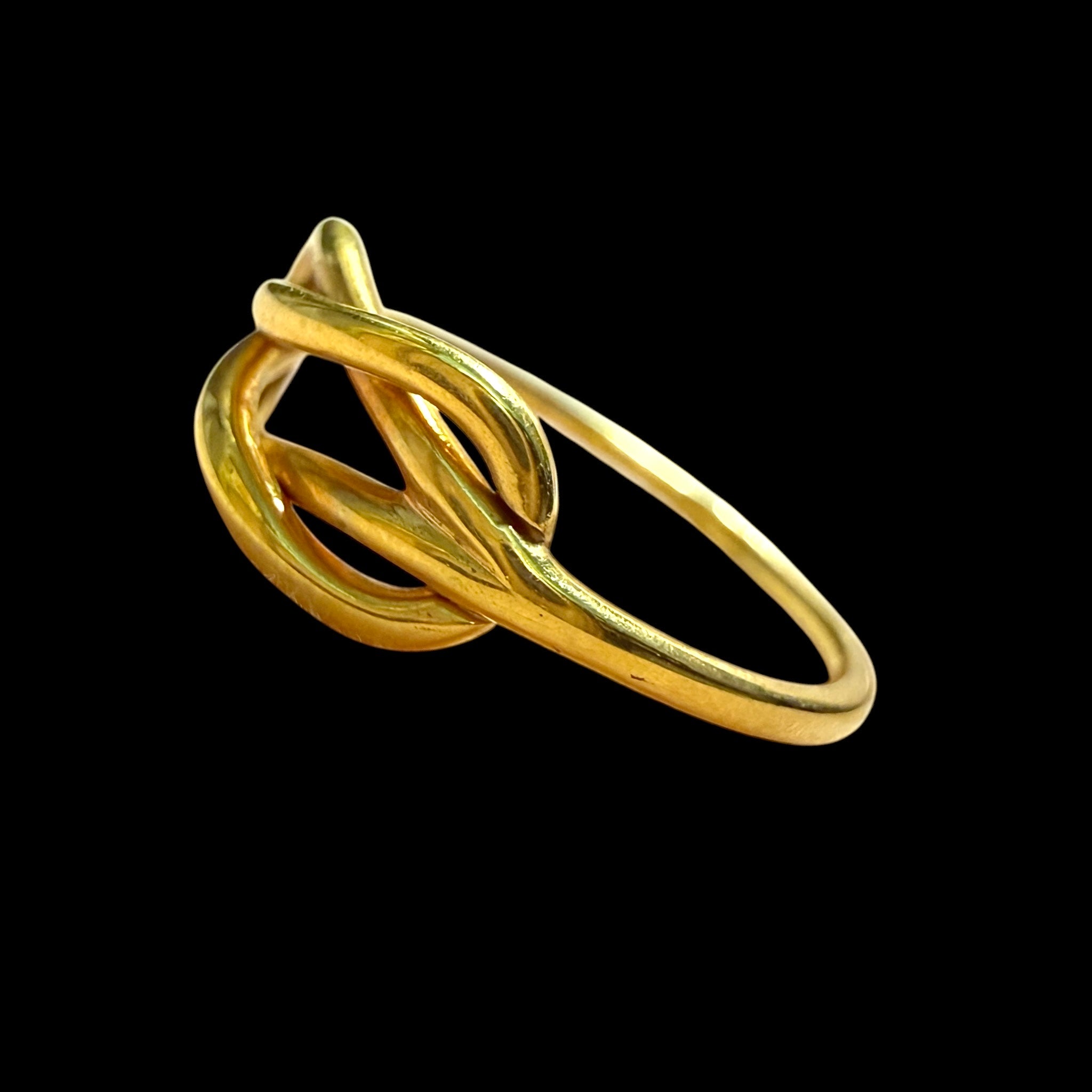 Gold Knot of Happiness Ring