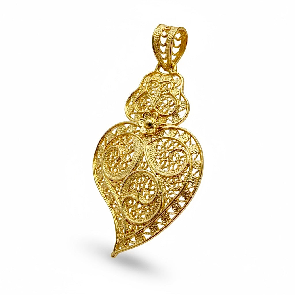 Viana Heart Medal in Gilded Silver